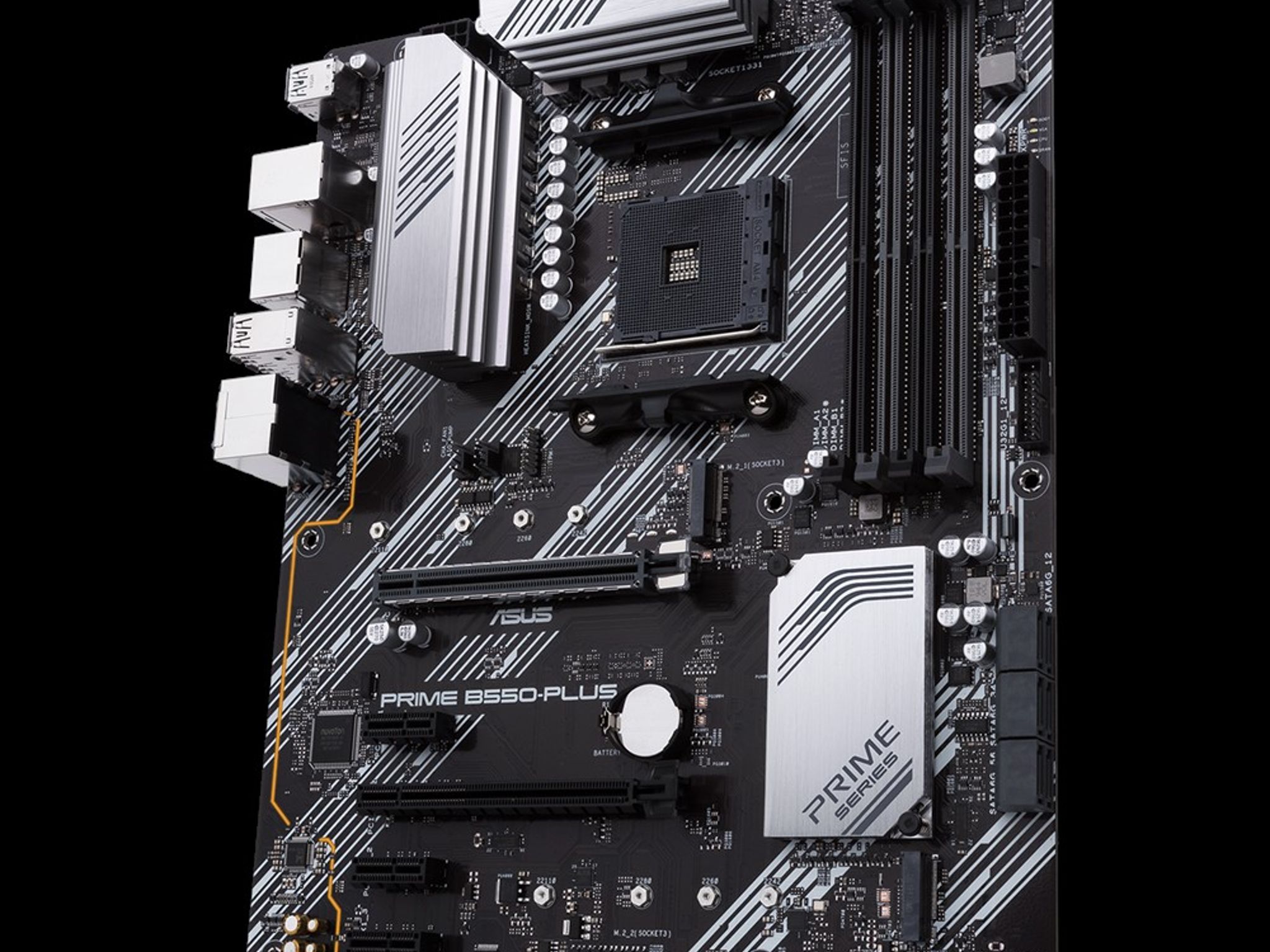 ASUS PRIME B550-PLUS AMD B550 AM4 DDR4 ATX Desktop Motherboard