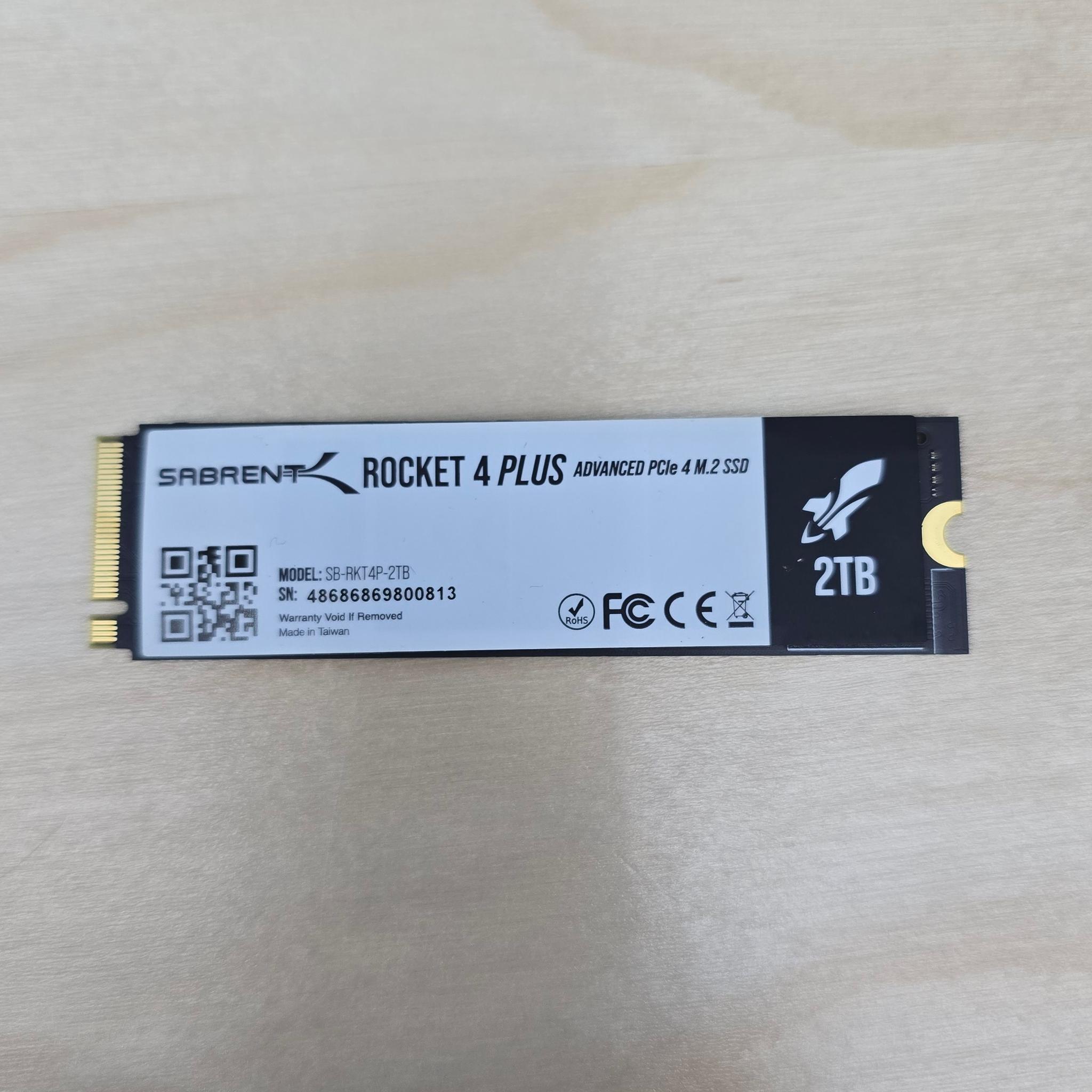 2TB Sabrent Rocket 4 Plus