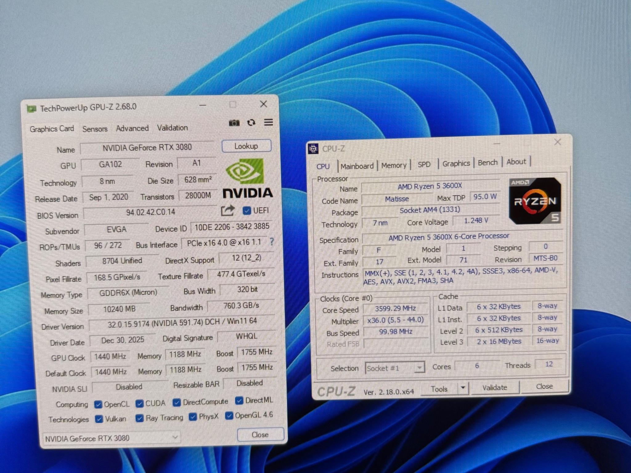 3080, Ryzen 5 3600X Gaming PC 1440p Rig
