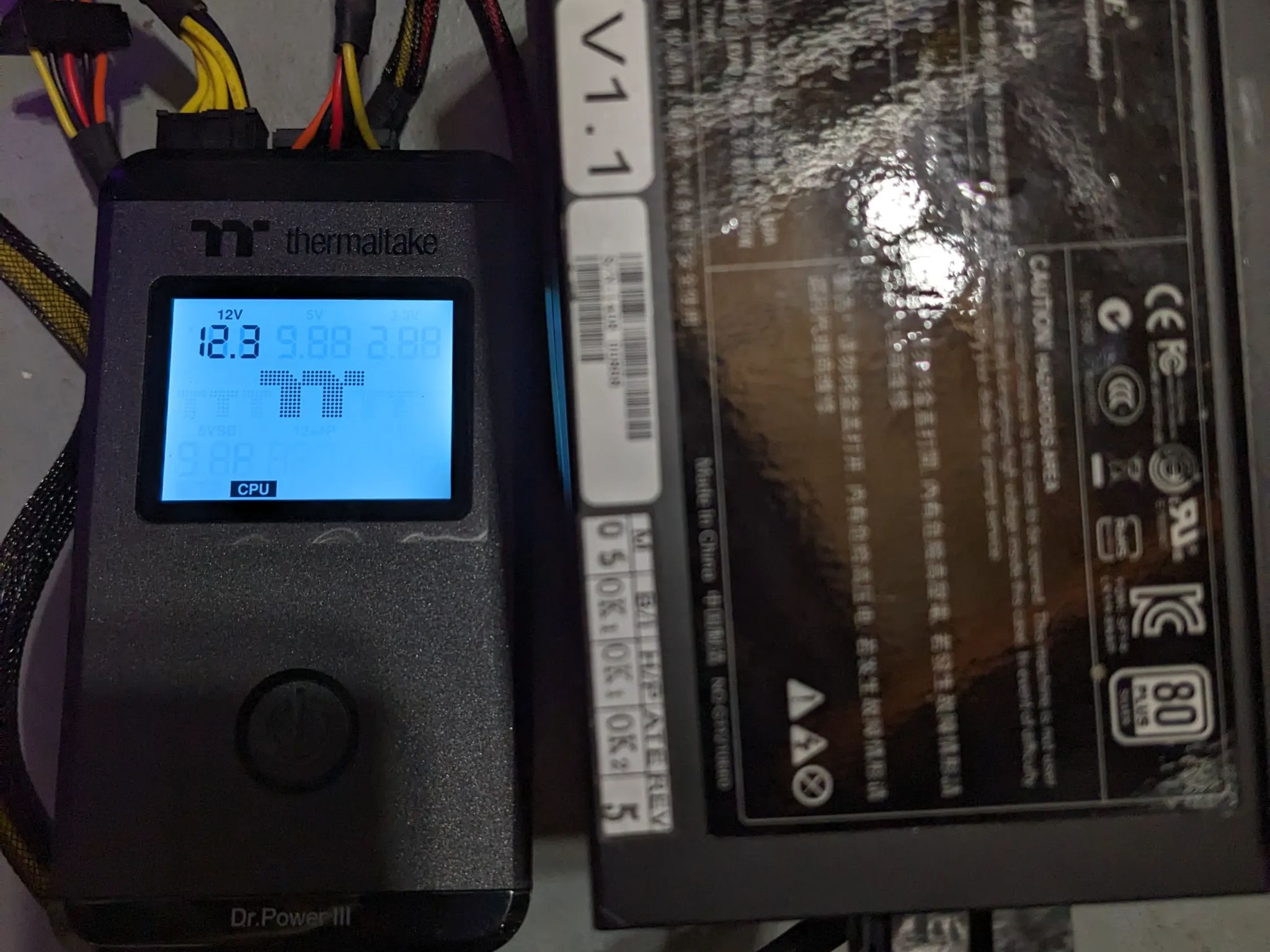 SilverStone SST-ST75F-P 750W Modular Power Supply w/ MB and SATA cables. Tested Working!