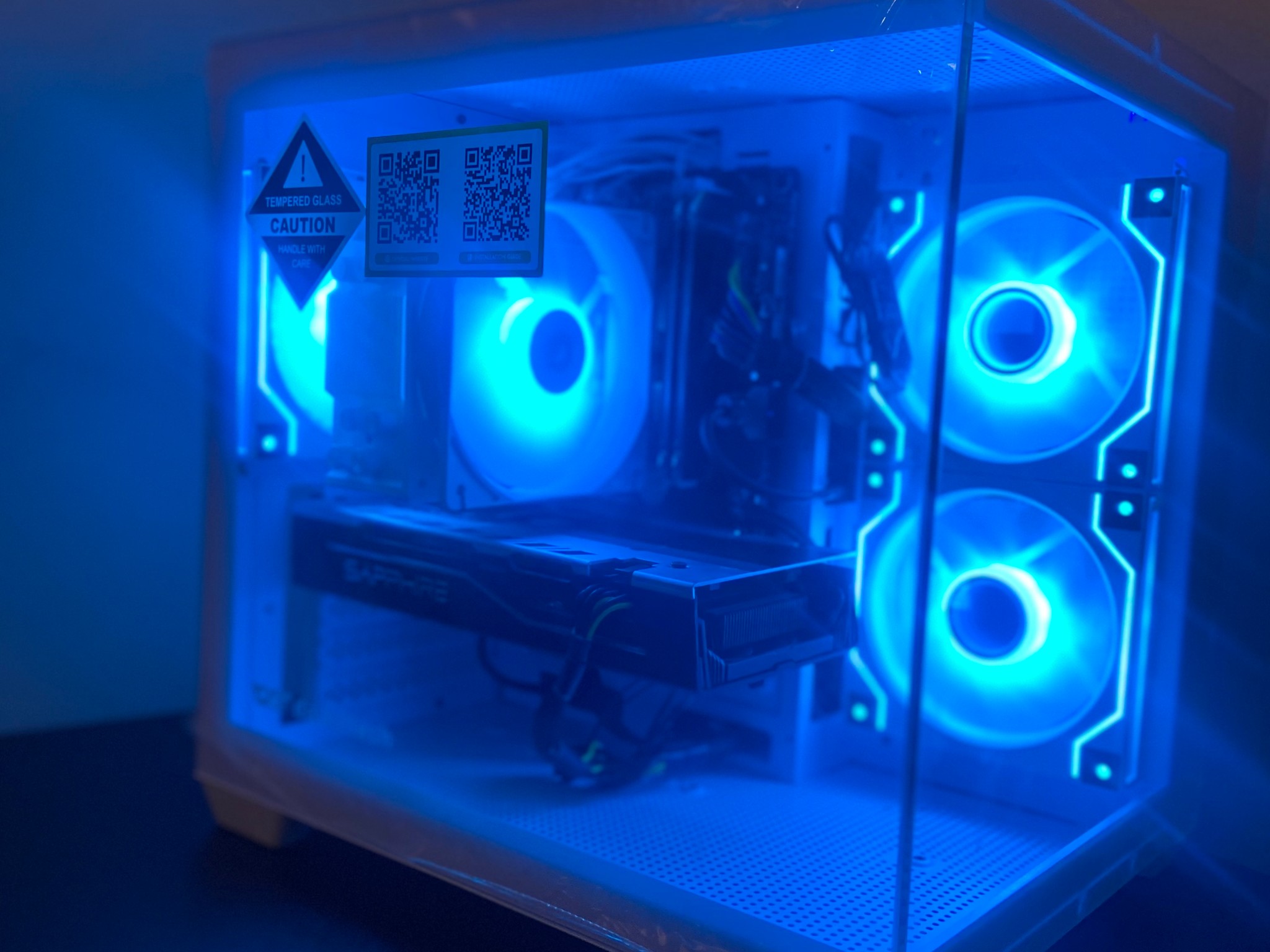 Custom White Gaming PC | Intel i7 | RX 580 8GB | 16GB RAM |
