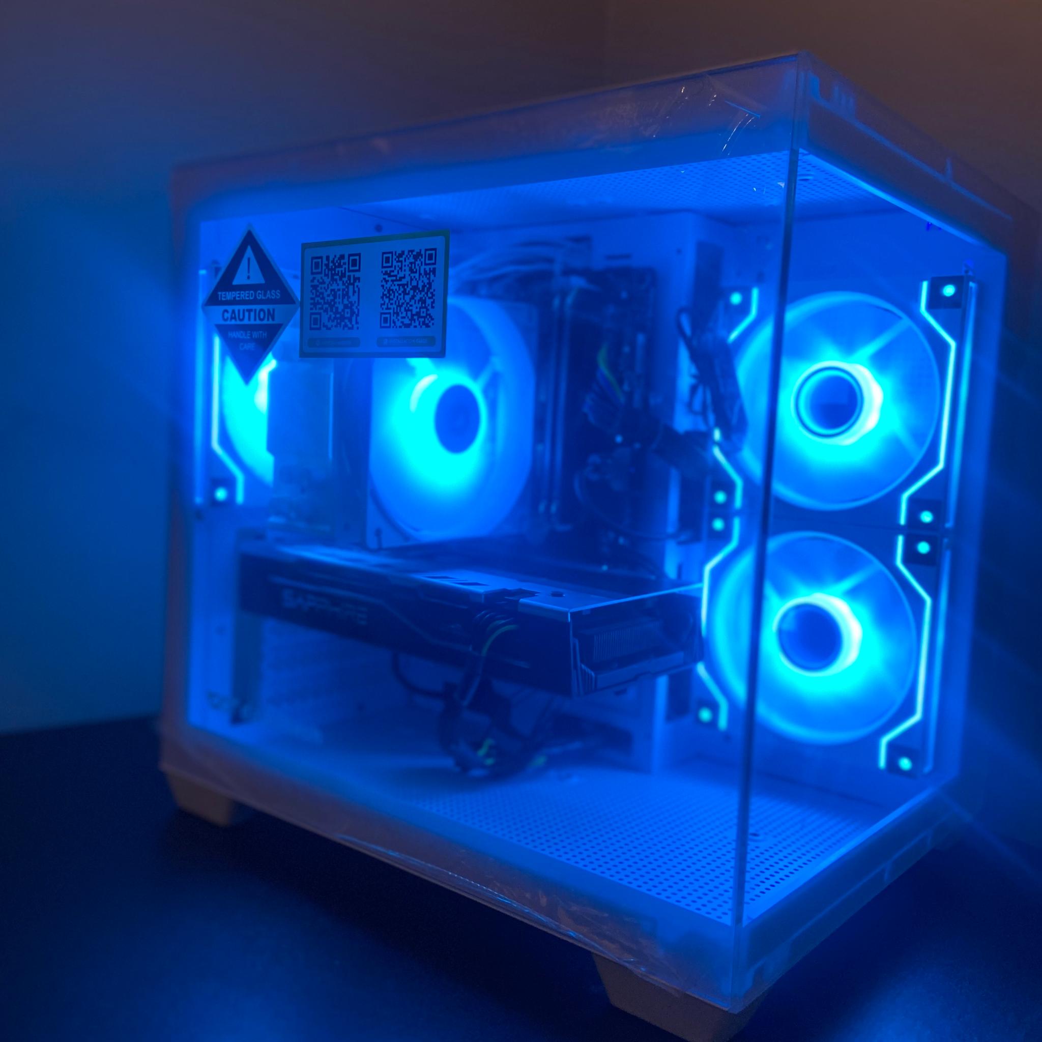 Custom White Gaming PC | Intel i7 | RX 580 8GB | 16GB RAM |