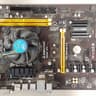 BIOSTAR TB250-BTC PRO Mining Motherboard + CPU – FOR PARTS / NOT WORKING