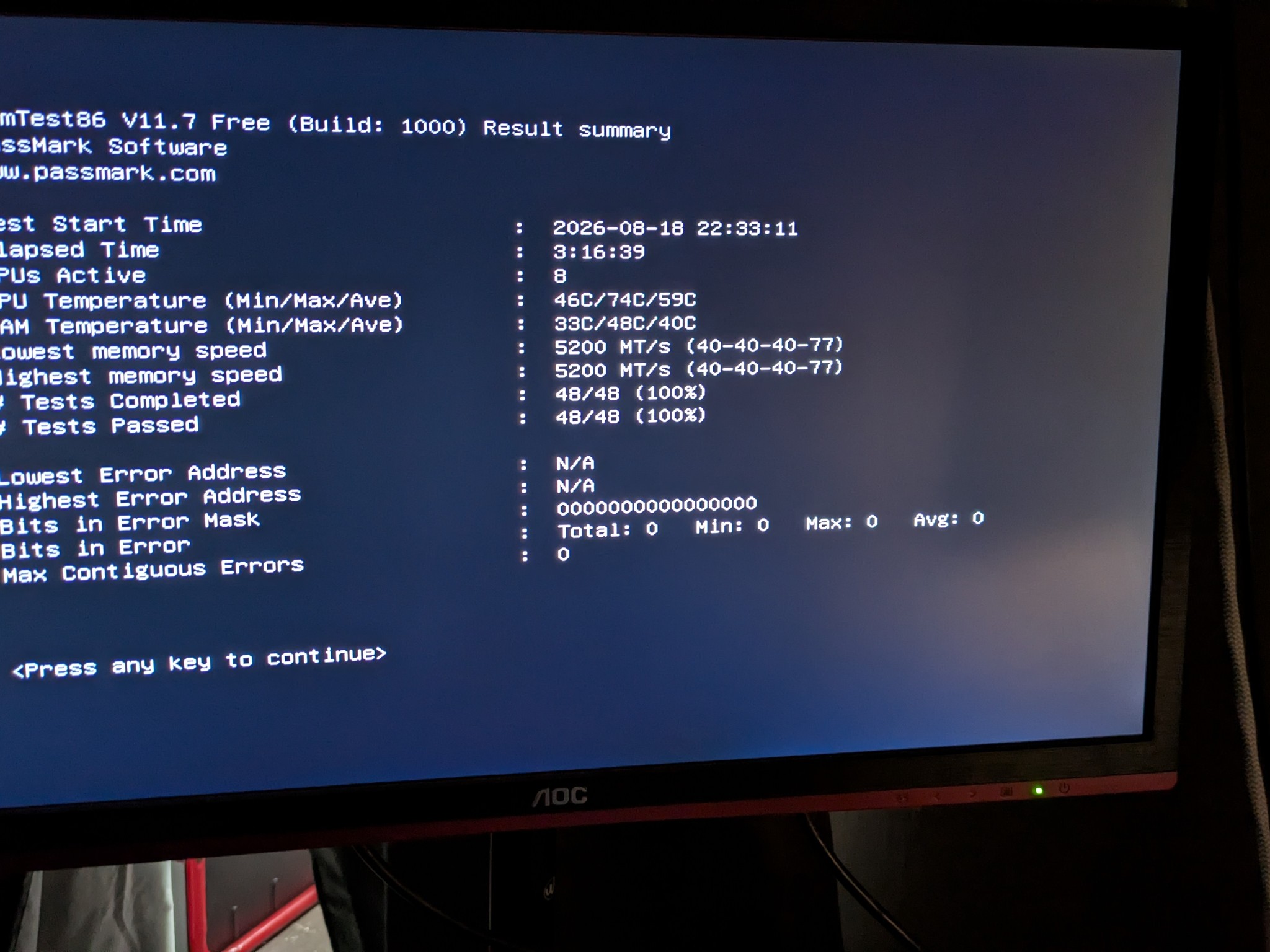Corsair Vengeance DDR5 2x16 5200 MT CL40 XMP ready