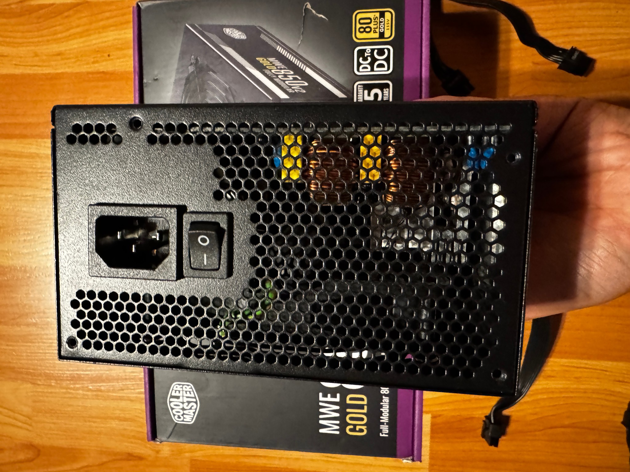 Cooler Master 850W Gold Fully Modular ATX Power Supply - EXCELLENT