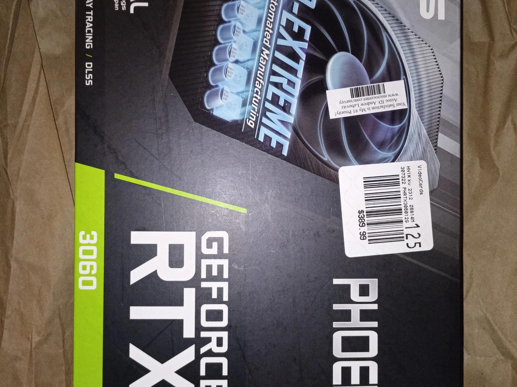 ASUS Phoenix GeForce RTX 3060 V2