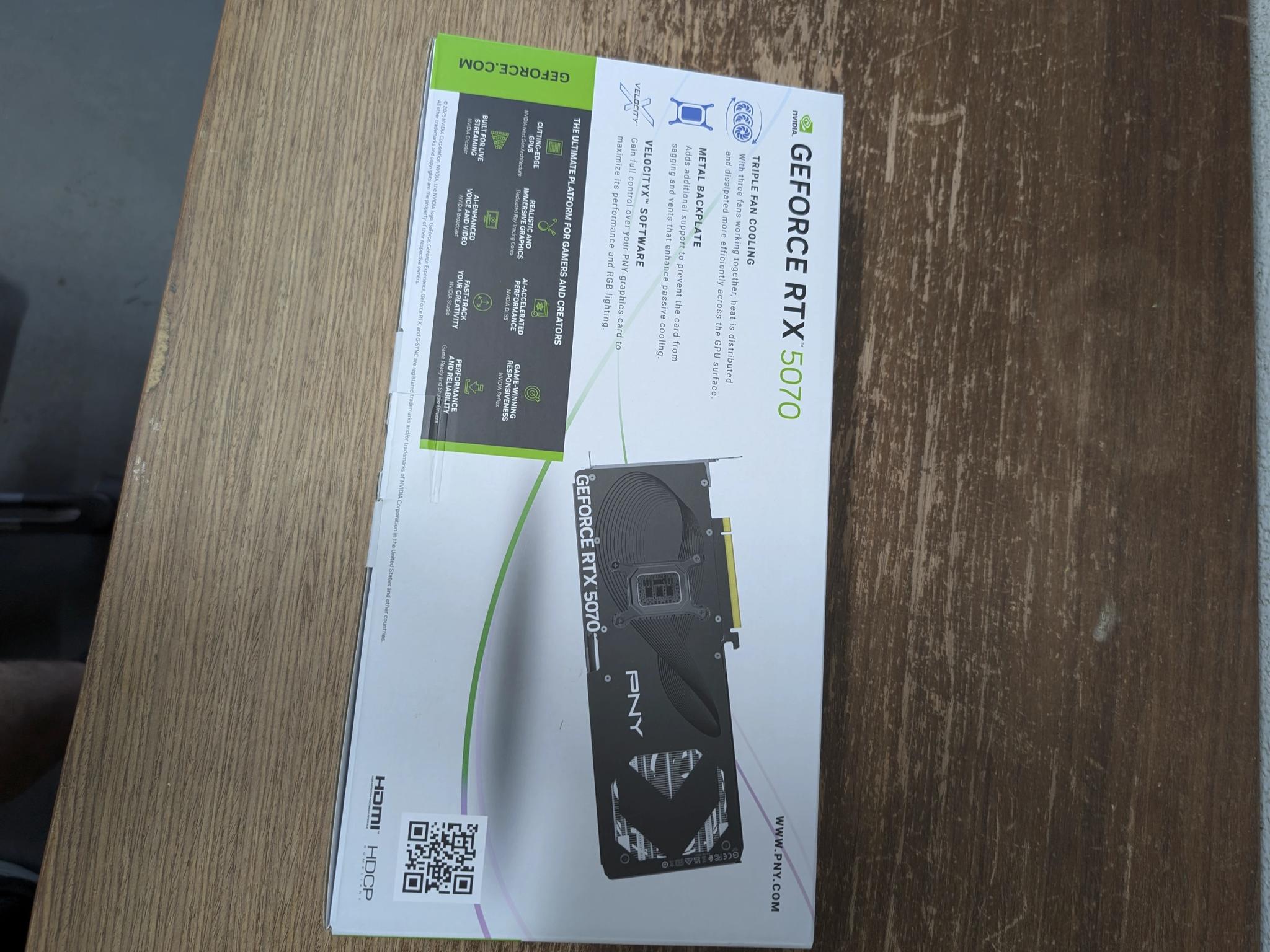 PNY RTX 5070 OC