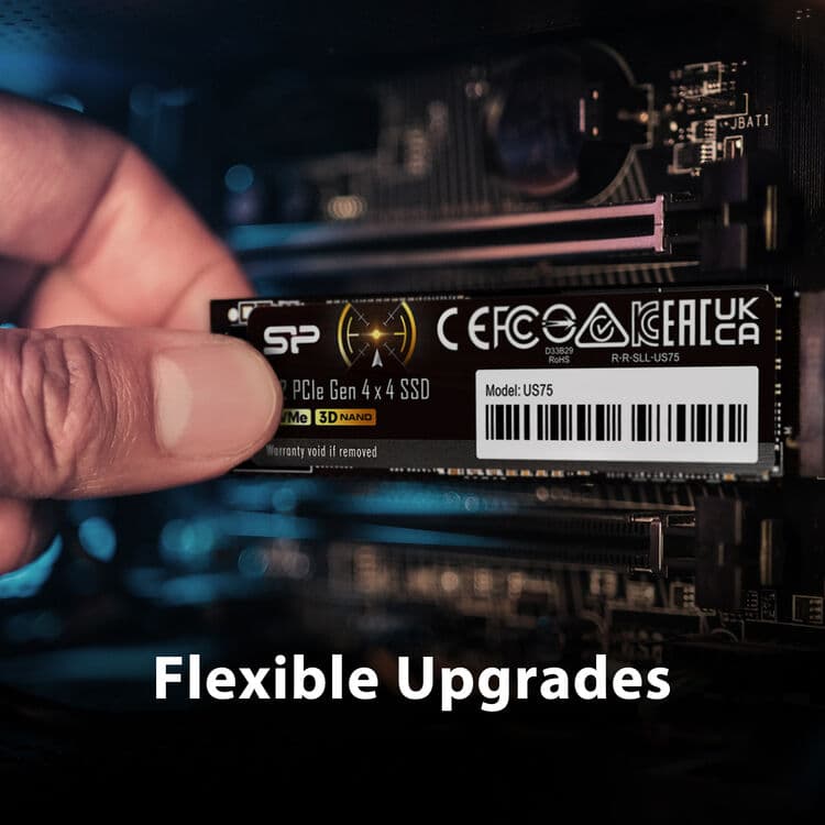 2TB US75 Silicon Power NVMe PCIe 4.0 M.2 Internal SSD