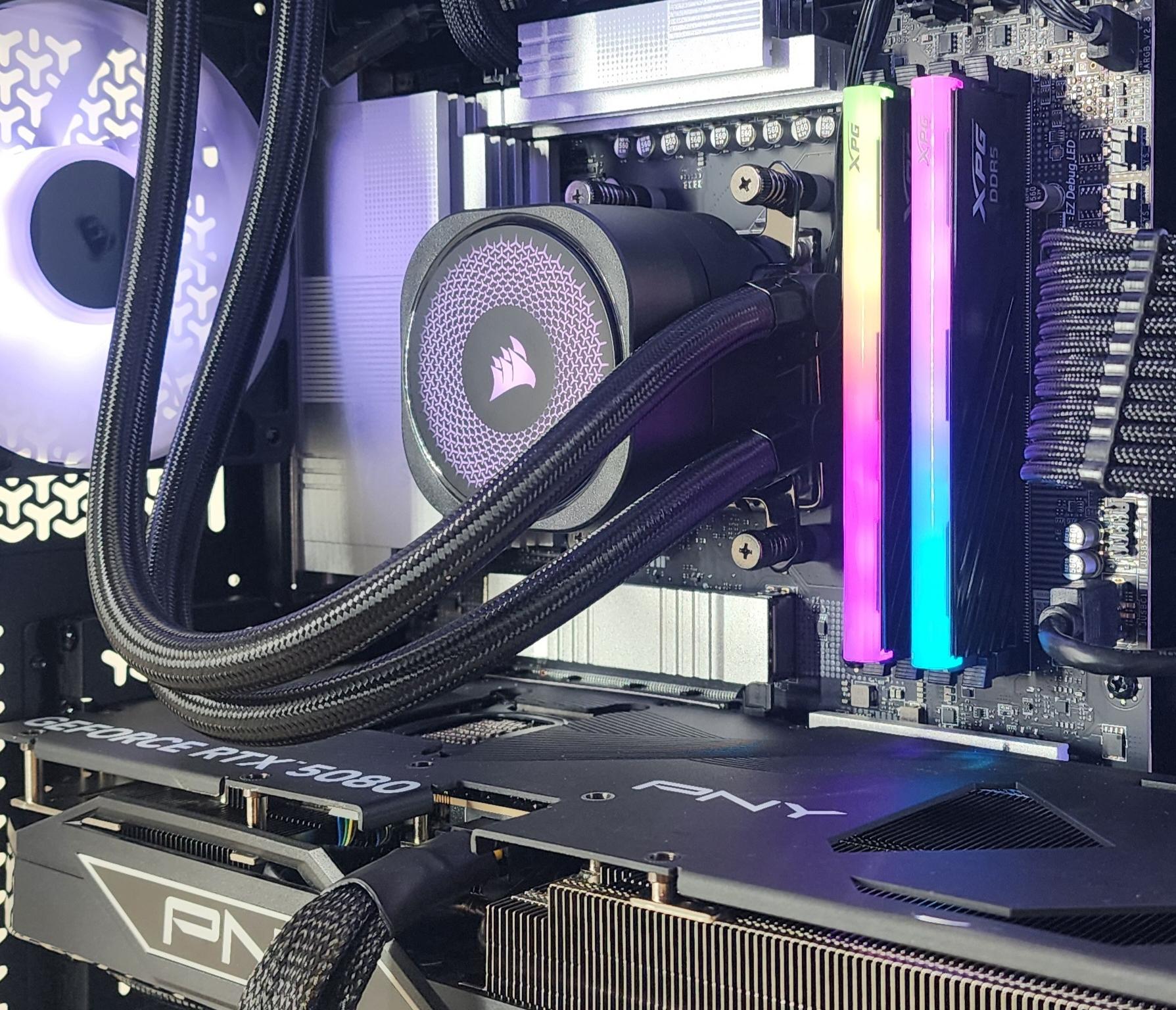 Gaming PC Ryzen 7 9800X3D 32GB RAM 1TB SSD RTX 5080 16GB Windows 11 Computer