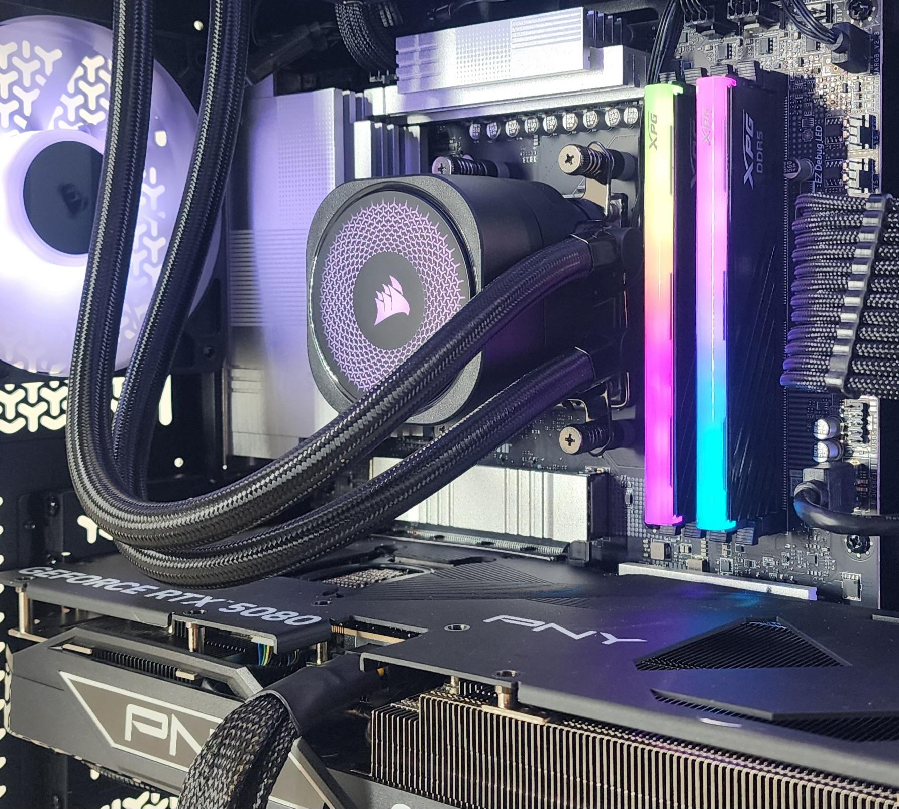 Gaming PC Ryzen 7 9800X3D 32GB RAM 1TB SSD RTX 5080 16GB Windows 11 Computer
