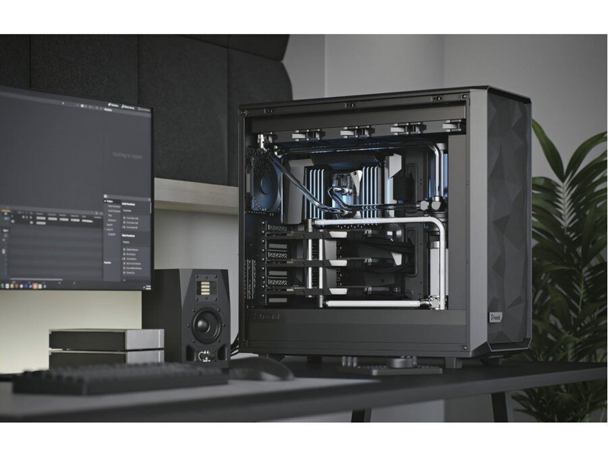 Fractal Design Meshify 2 XL Black | ATX, Micro ATX, ITX | Mid Tower Tempered Glass