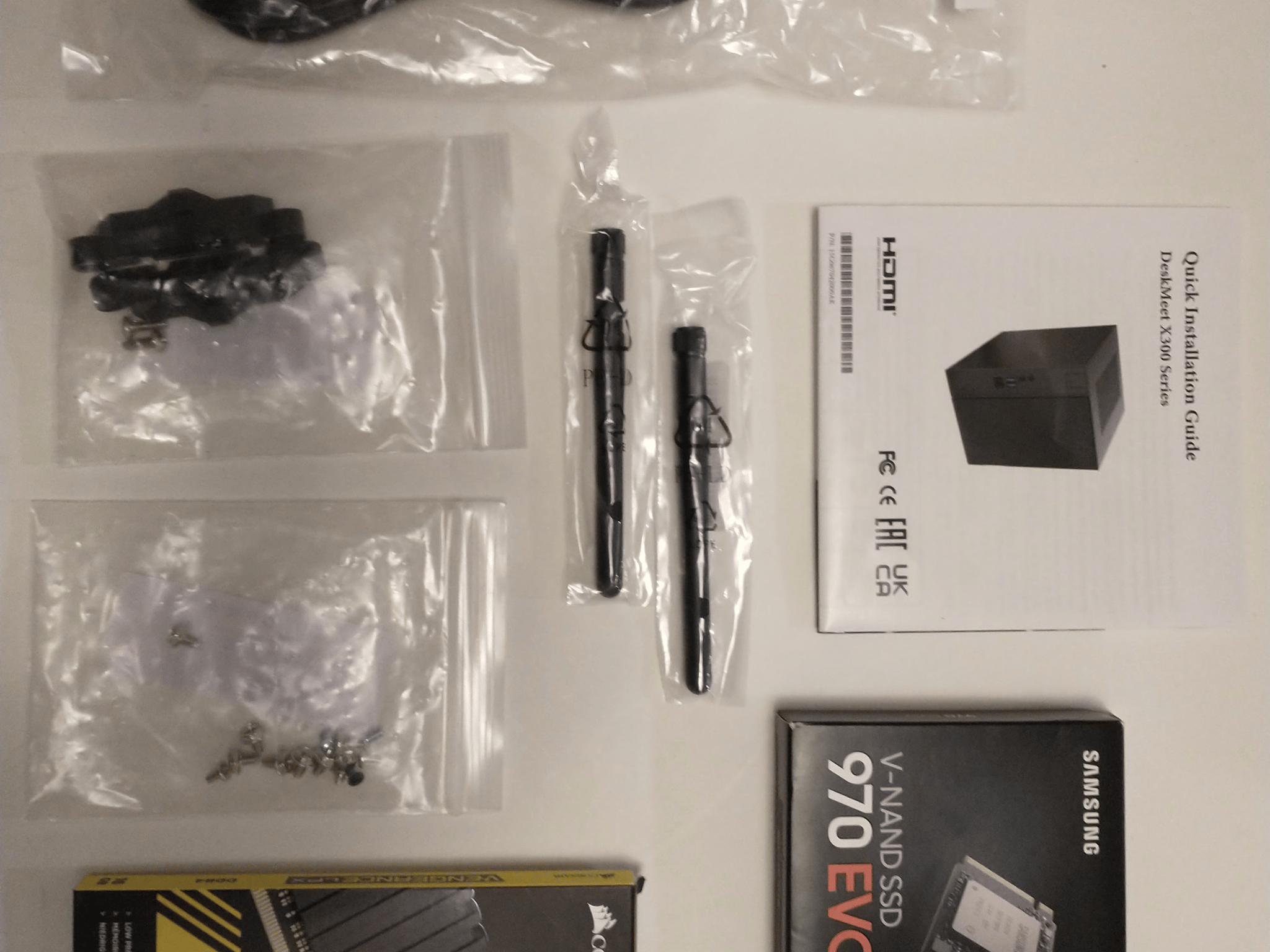 ASRock Deskmeet SFF PC, Ryzen 5 4650G, PNY GTX 1660, 16GB Corsair RAM, 500GB Nvme, 960GB SATA SSD