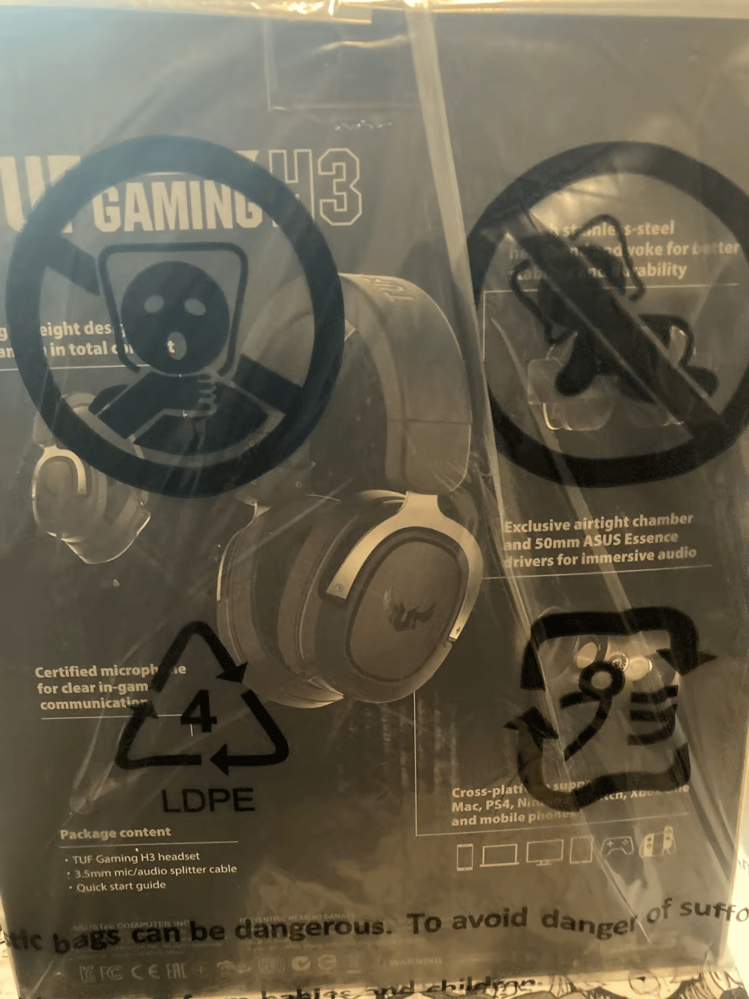 Asus Tuf H3 Stereo Gaming Headset