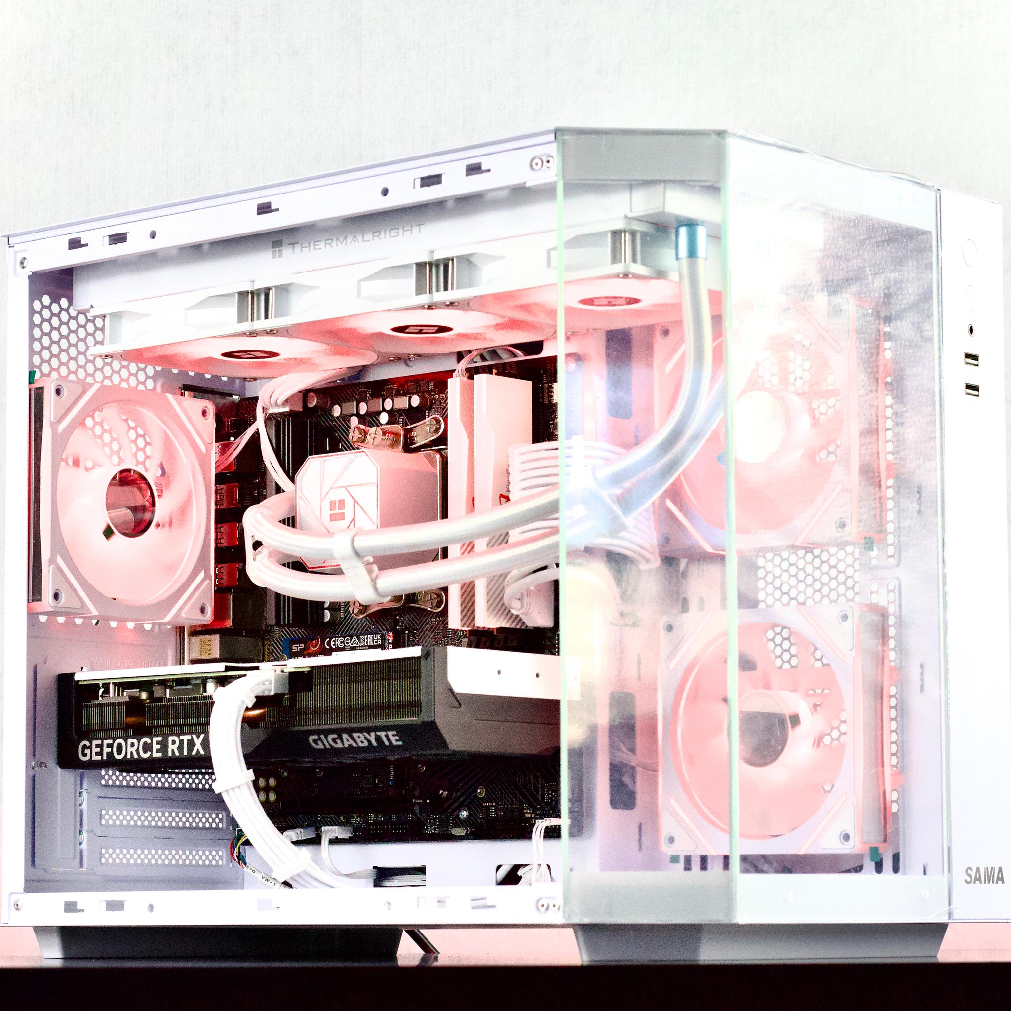 🐻‍❄️🌨️☃️ Gaming PC - RTX 4070 ❄️ Ryzen 5 7500F ❄️ 32GB DDR5 ❄️ 1TB NVMe SSD
