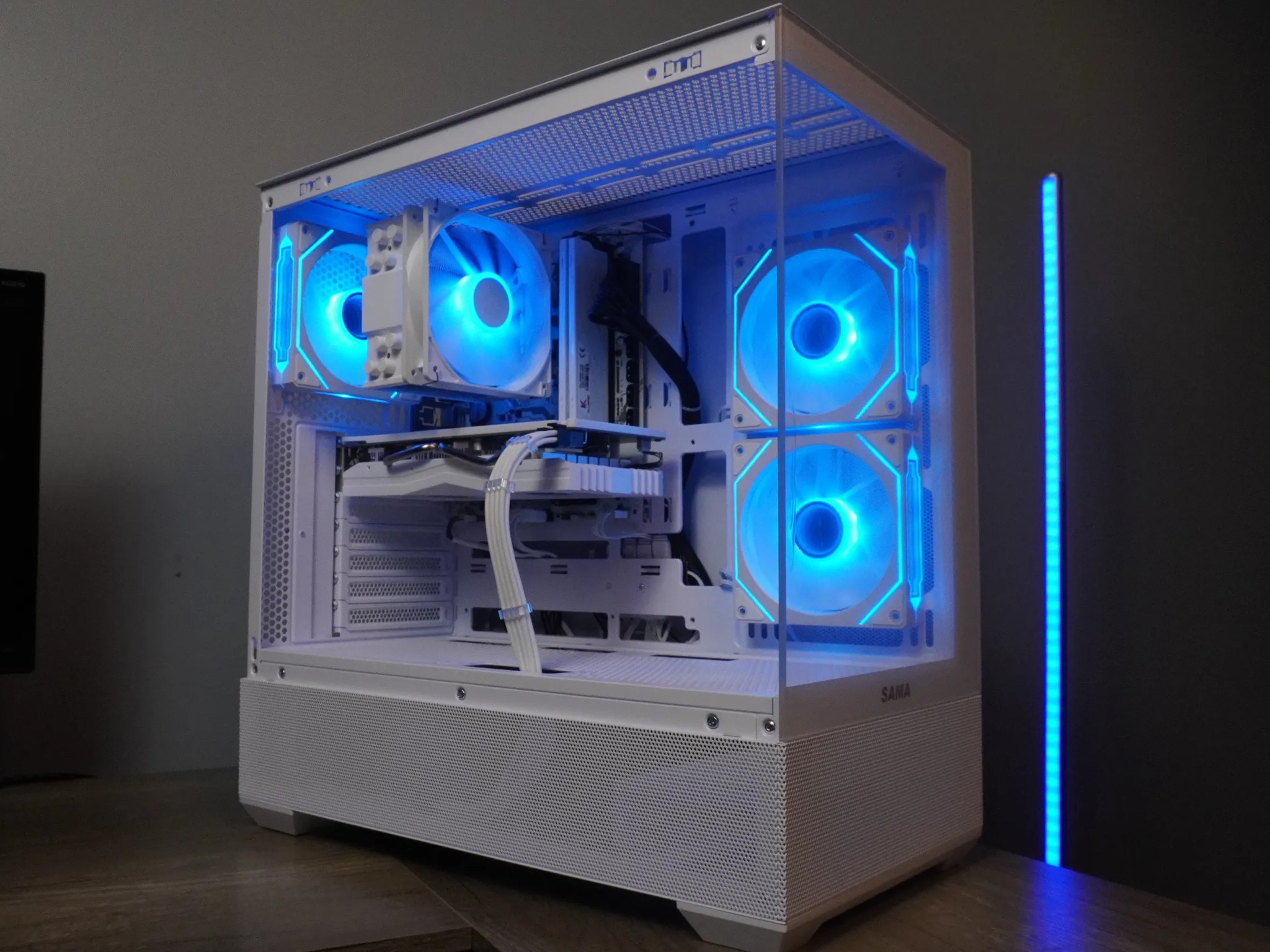 🤍ALL WHITE🤍 Starter GAMING MACHINE 🧡RX 580 2048SP 🧡 Ryzen 5 5500 | 32GB | 1TB...