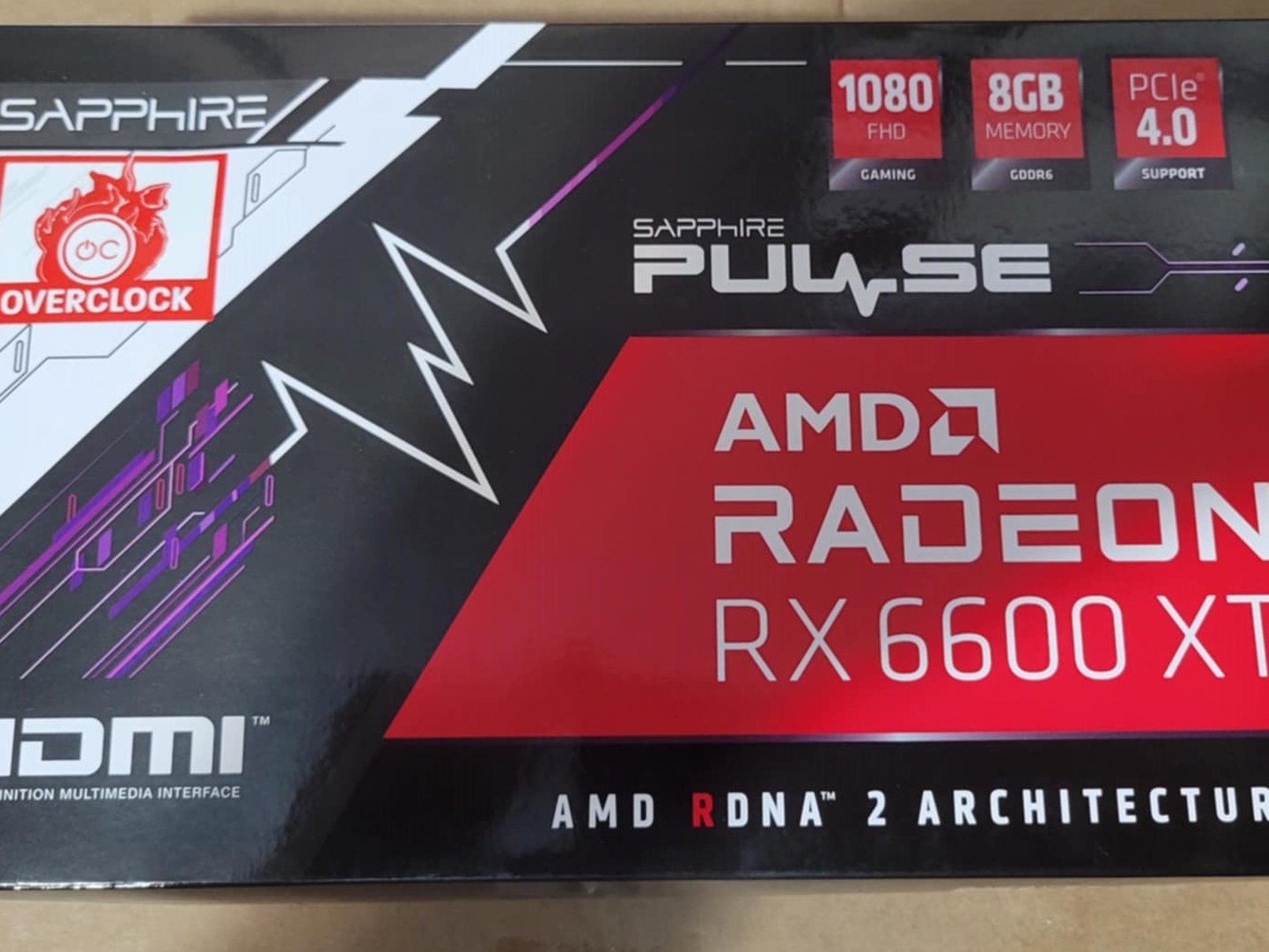Sapphire Pulse 6600XT 8GB GPU