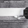 Apple Watch Series 8, 45mm Midnight Aluminum Case with Midnight Sport Band (M/L). Model A2771, GPS