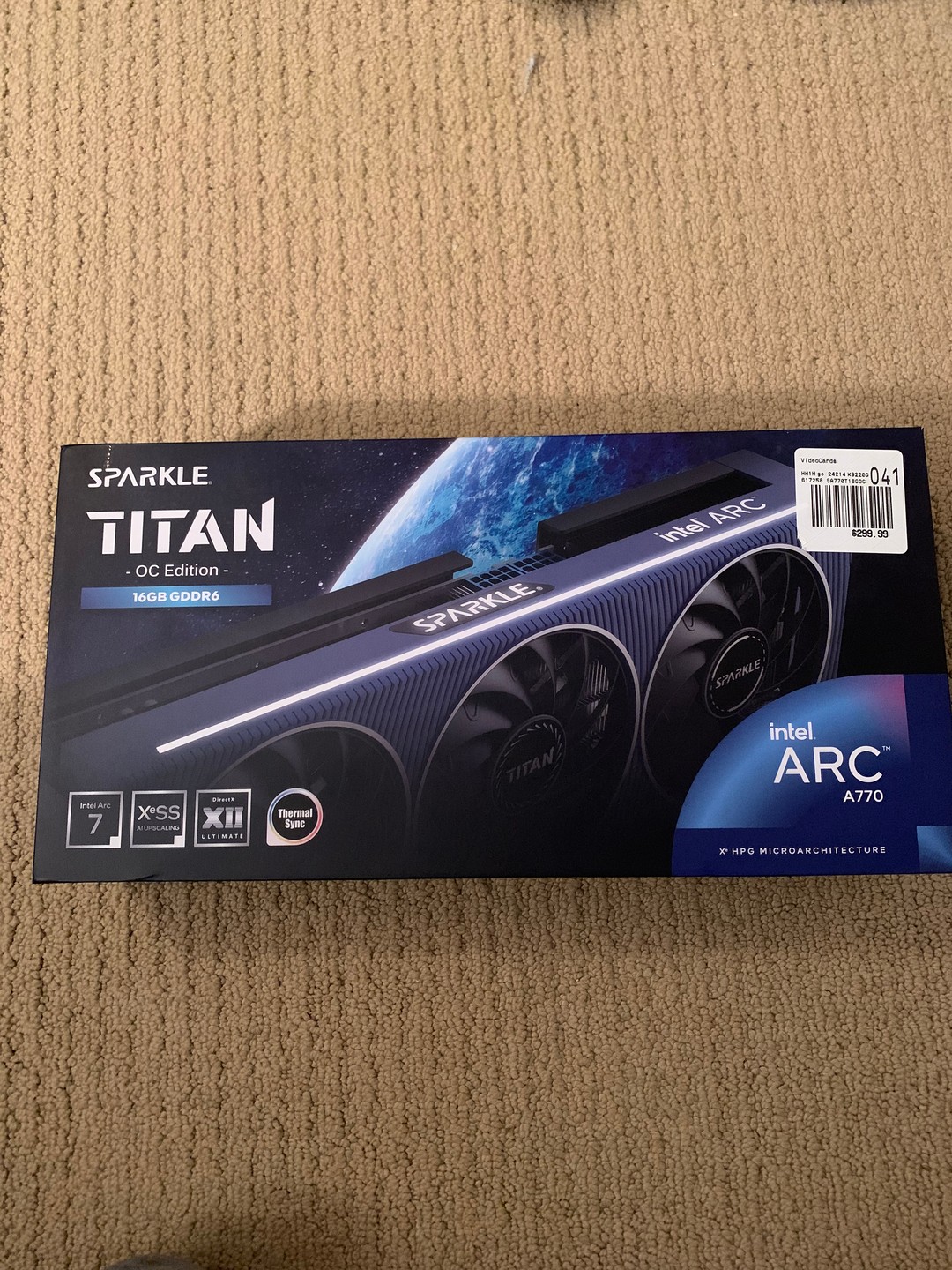NEW INTEL ARC A770 16GB SPARKLE TITAN OC EDITION 1440p GAMING