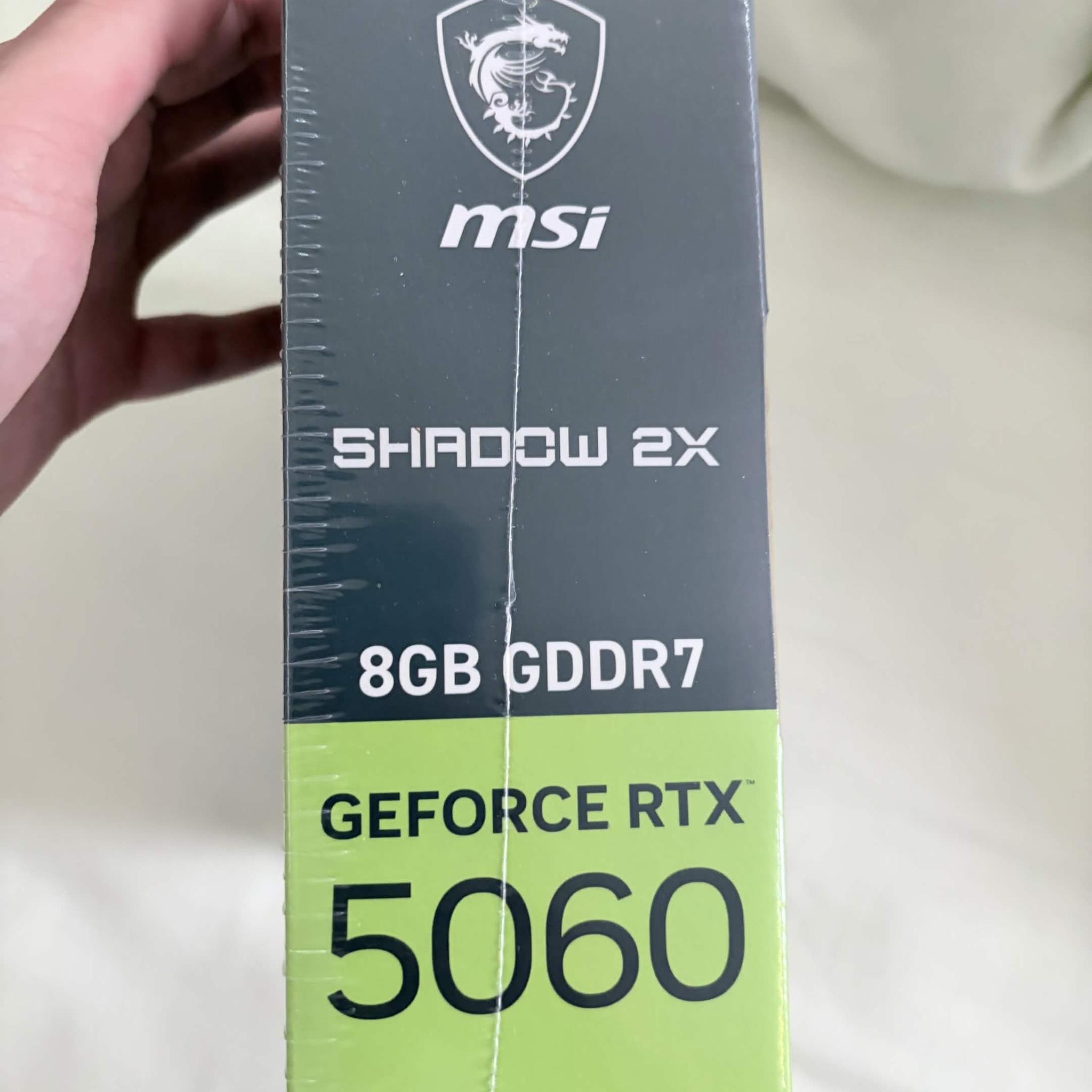 MSI RTX 5060 SHADOW 2X OC Sealed New