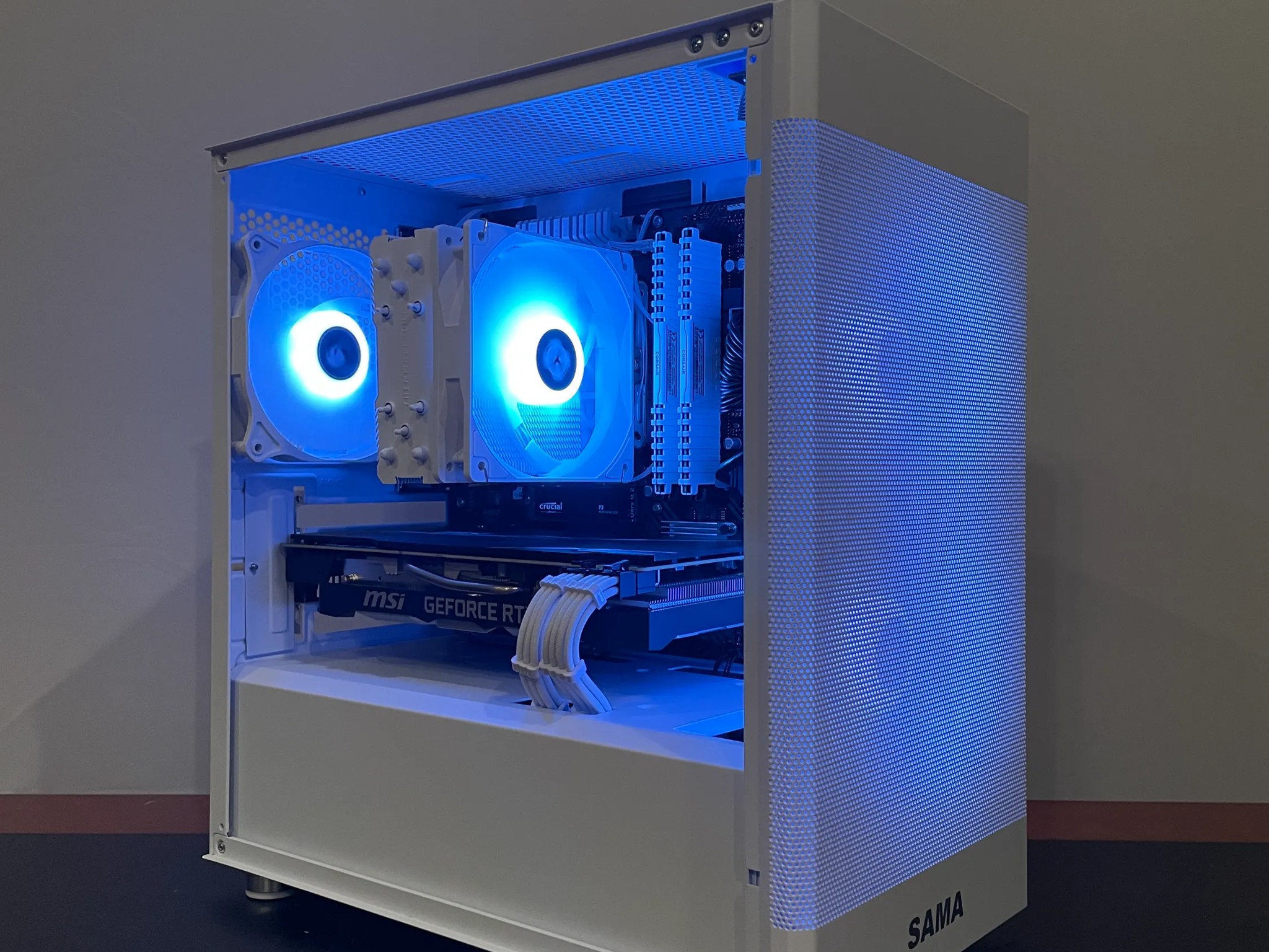 ⚪ White 1080p PC | RTX 2060 12GB | Ryzen 5 3600 | WiFi and Bluetooth | ARGB Control ⚪