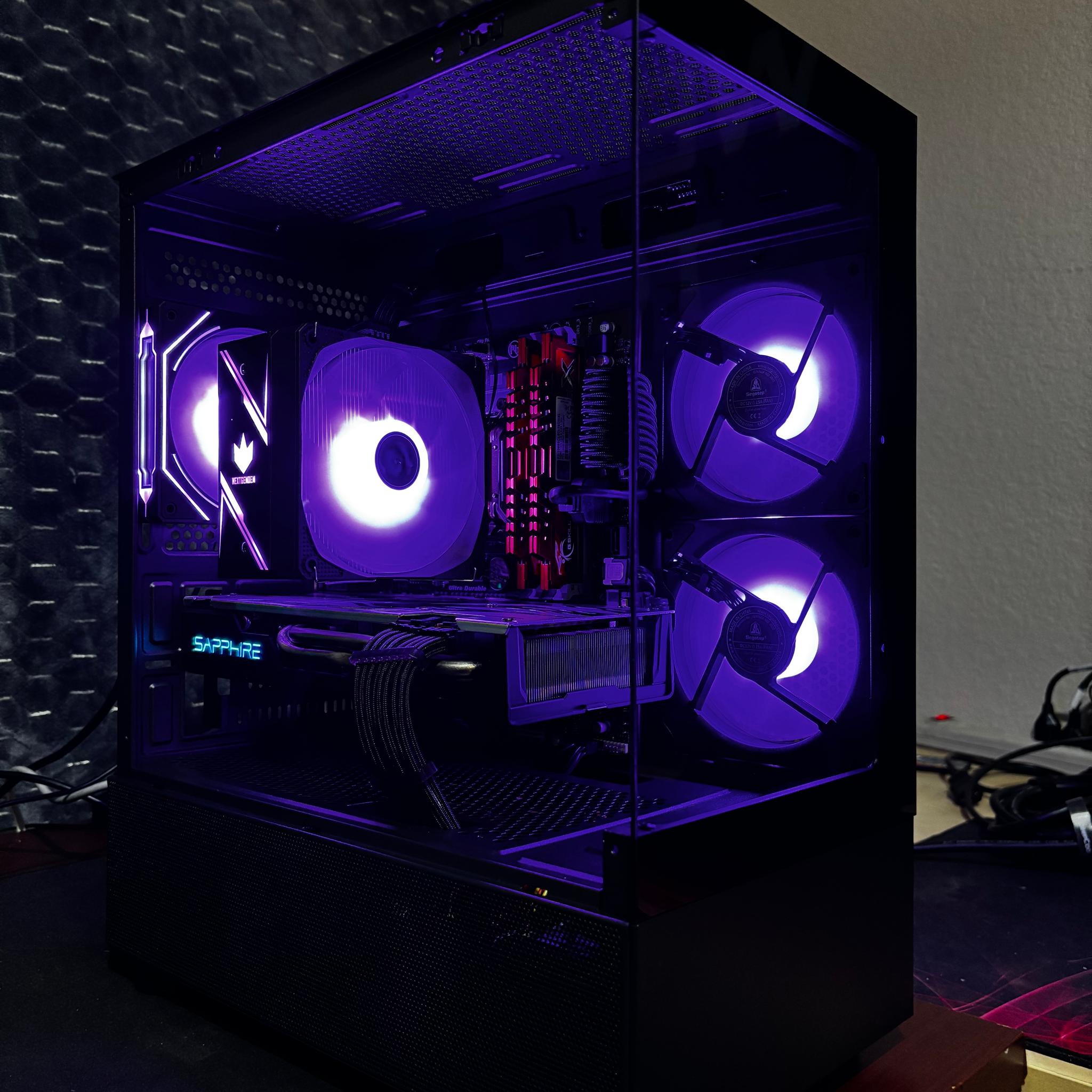 Beautiful Fish Tank Gaming PC | RX 570 8GB + i7 | WiFi