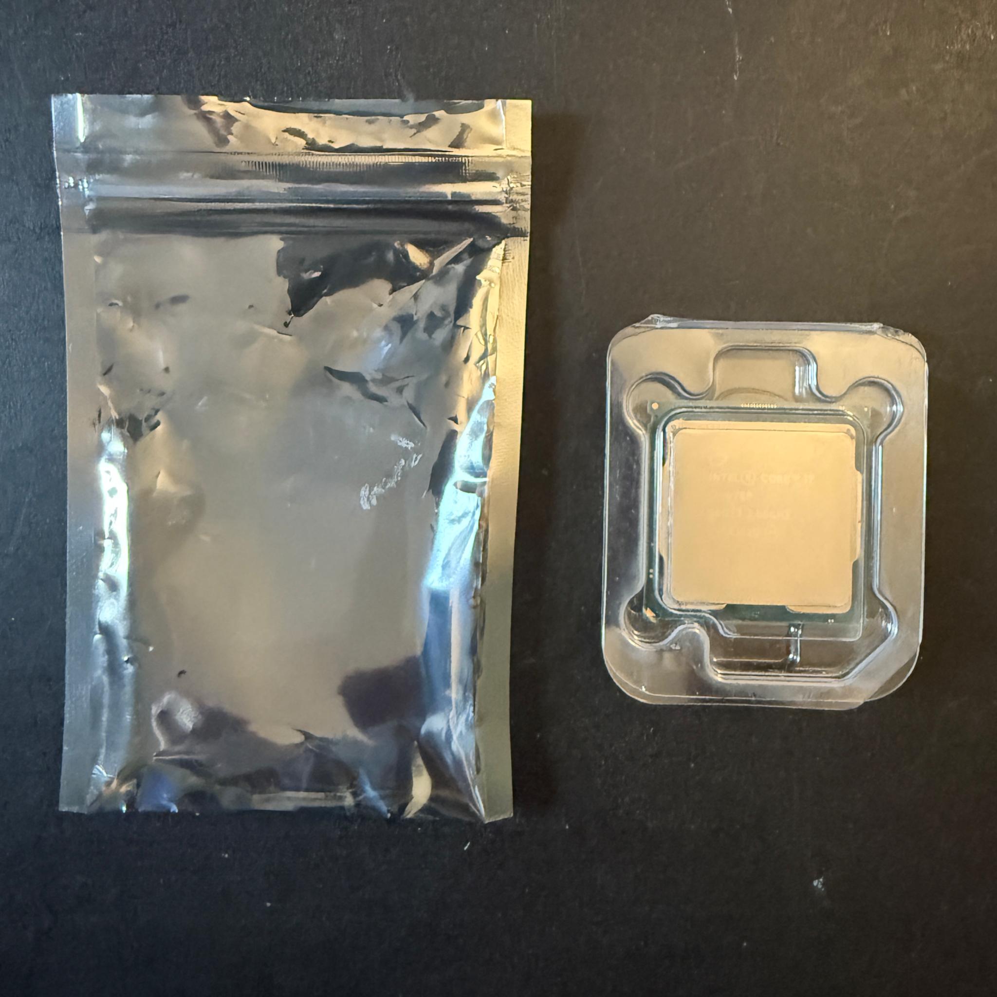 Intel i7-9700 8-core 8-thread CPU