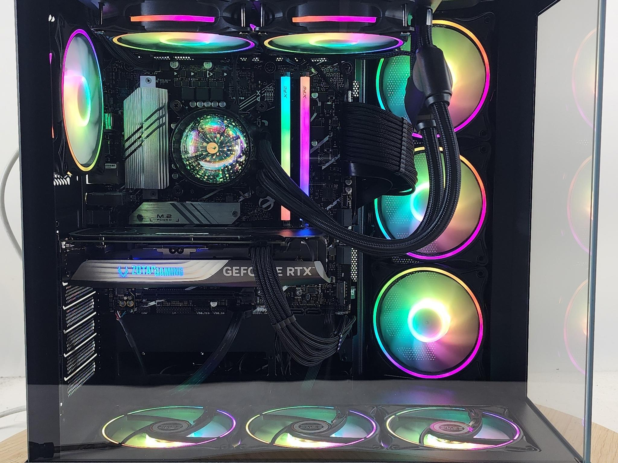 Gaming PC i7-12700KF 32GB RAM 2TB SSD RTX 4060 Ti 16GB Windows 11 Computer