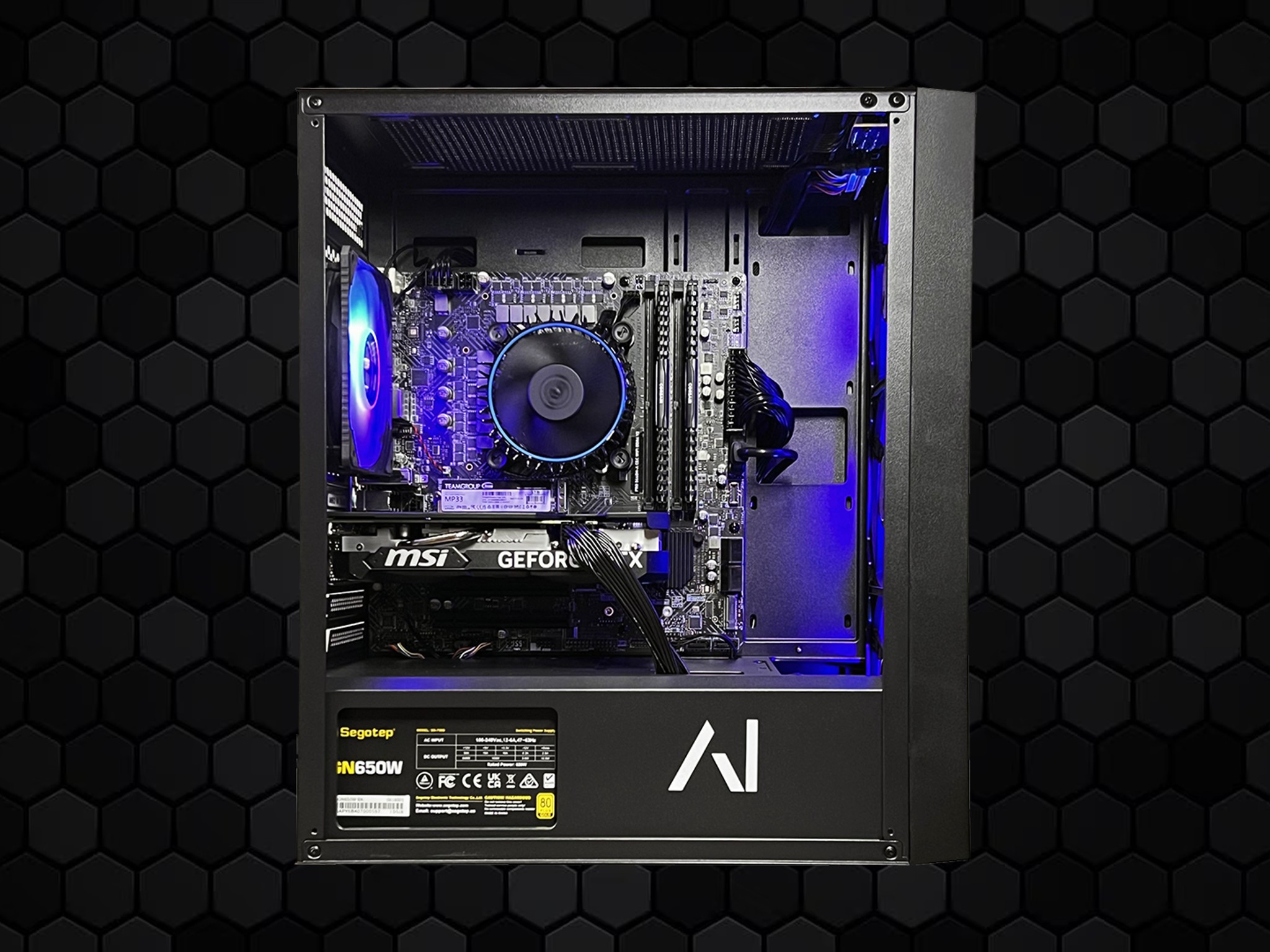 Intel i5-12400F | RTX 4060 Ti | 16GB DDR4 | 1TB SSD | 650W Gold PSU | ARGB Fans