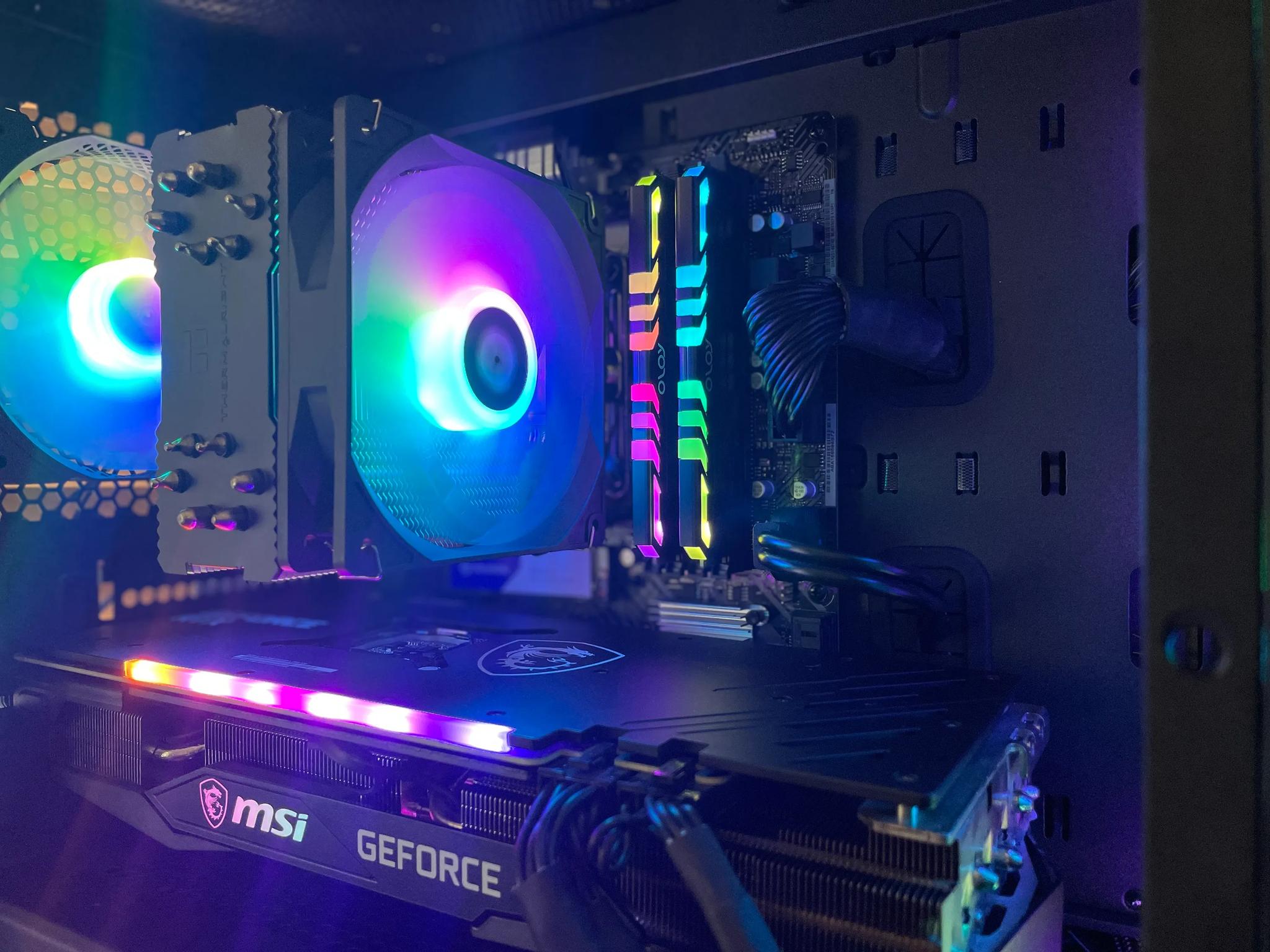 Ryzen 5 3600 + RTX 3060 12GB | Midrange Gaming PC | Full ARGB Control