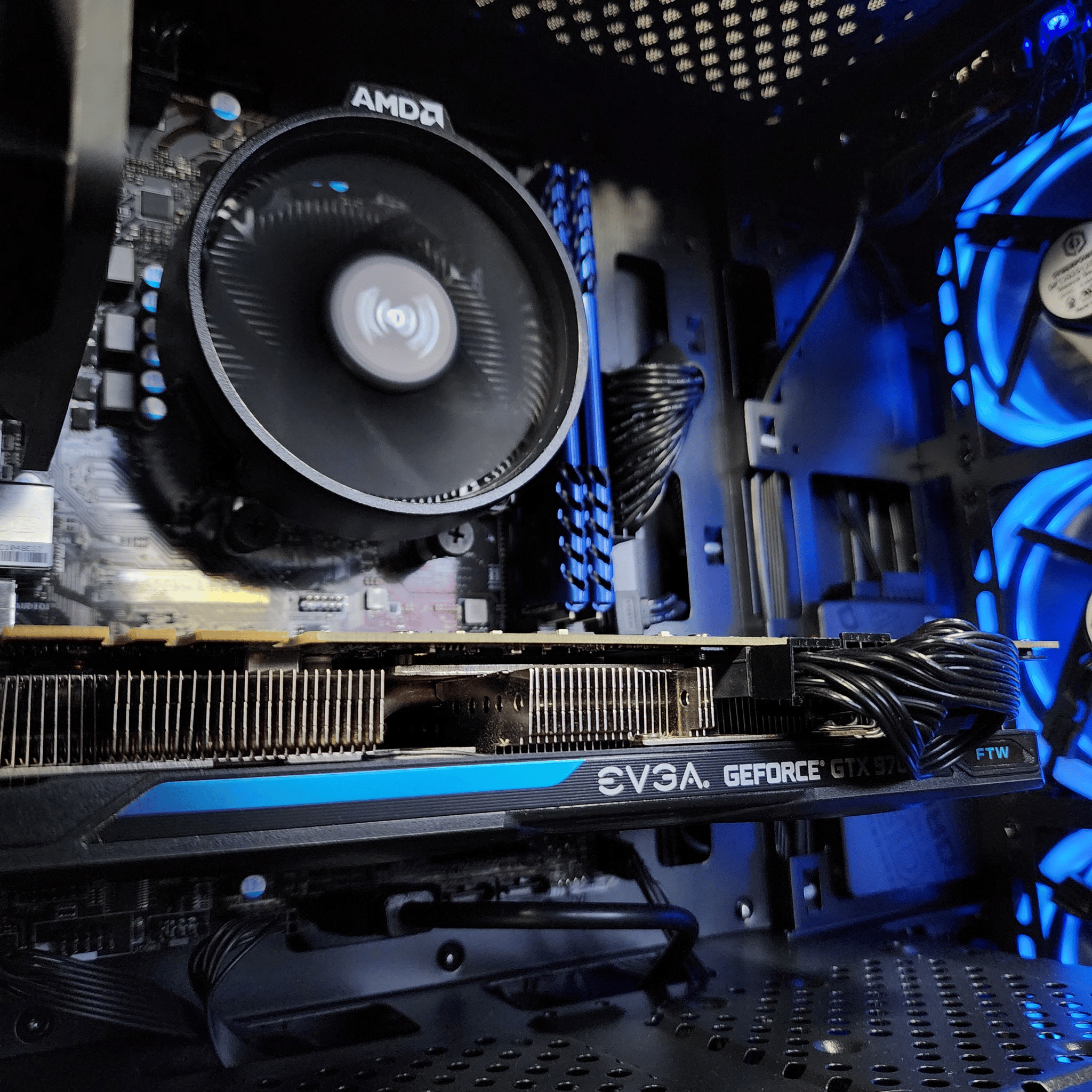 🖤🌀🖤 AMD Ryzen 5 1500X // EVGA GeForce GTX 970 FTW // SP 16GB 3200MHz 