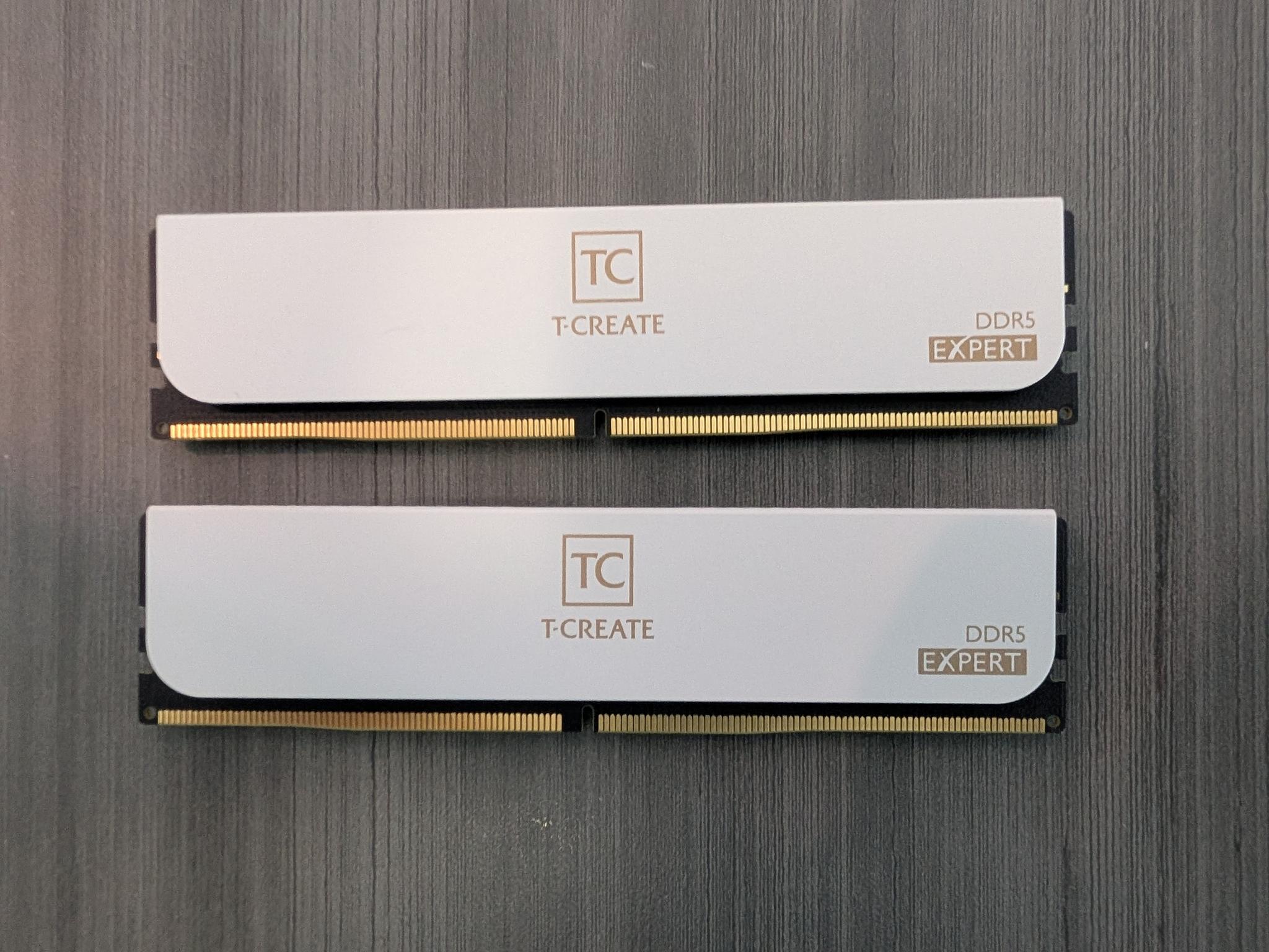 TEAMGROUP T-Create Expert Overclocking 10L DDR5 32GB Kit (2 x 16GB) 6000MHz (PC5-48000) CL30 White