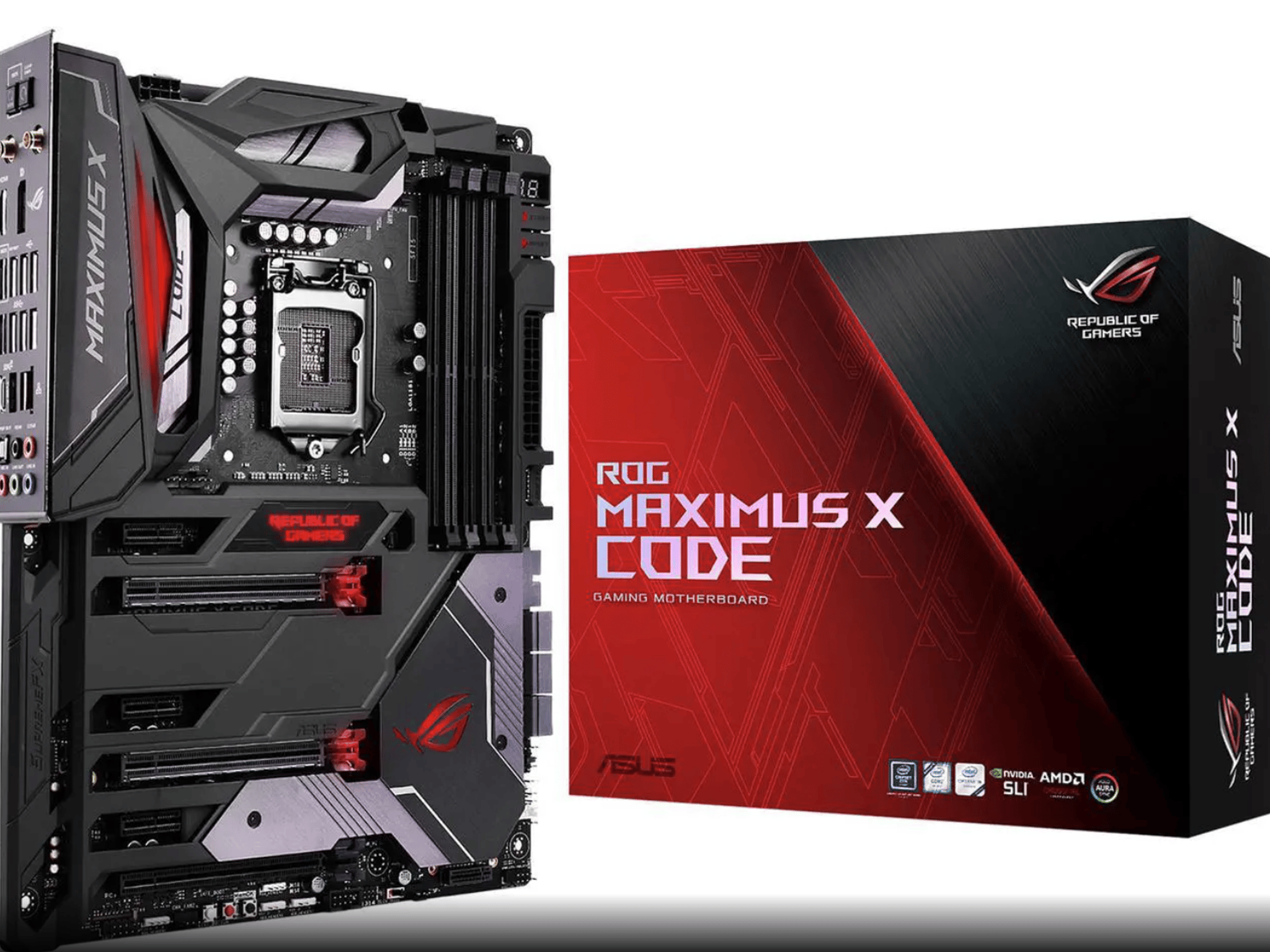 ASUS ROG MAXIMUS X CODE Z370 LGA1151 Intel DDR4 ATX Motherboard (Open Box)