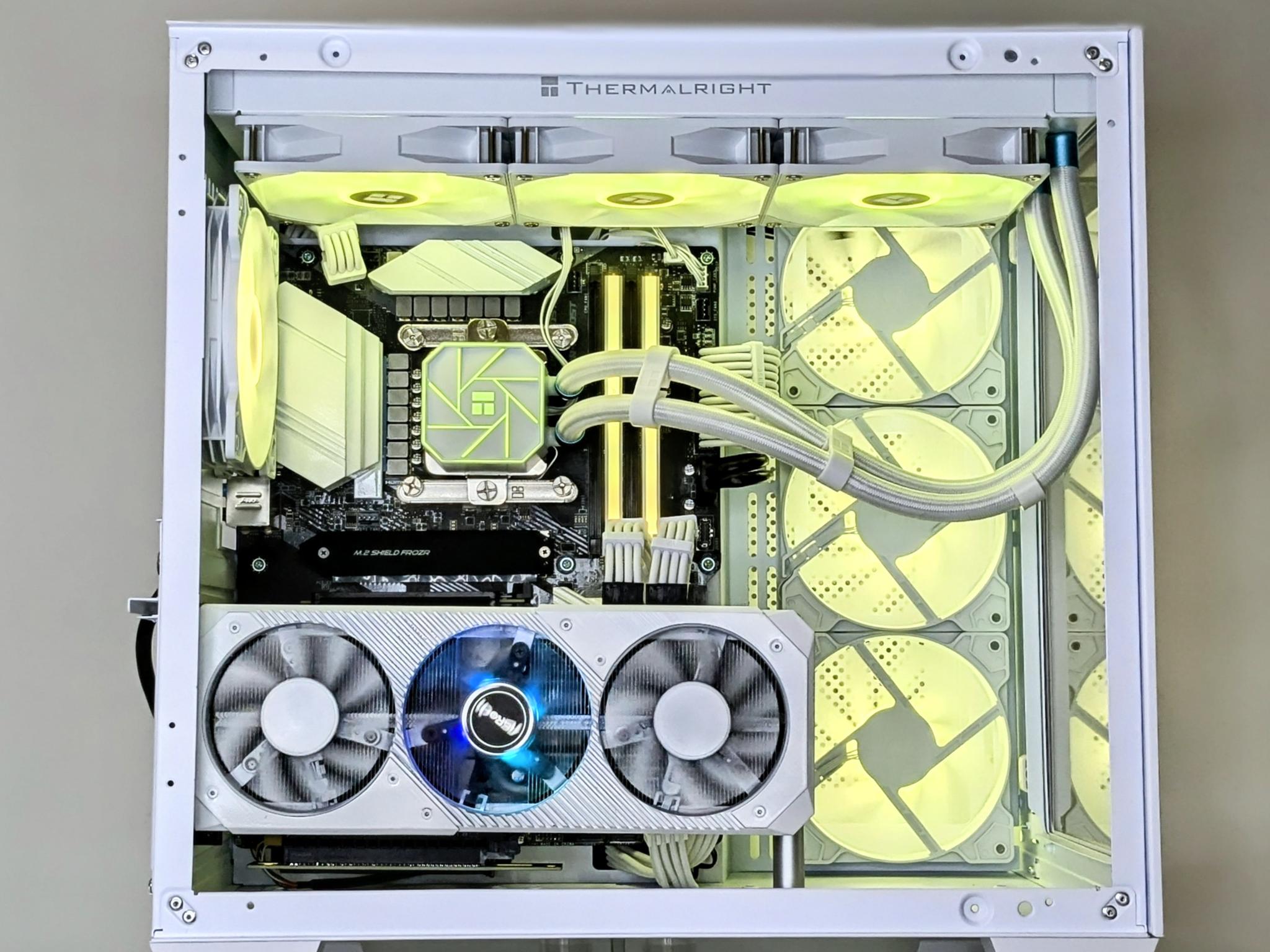 🤍 Liquid Cooled💧⚪️I5-10th GEN/Z490-A PRO🚀⚪️RX 5700XT⚪️1TB NVMe⚪️16GB RAM⚪️Windows 11 Pro