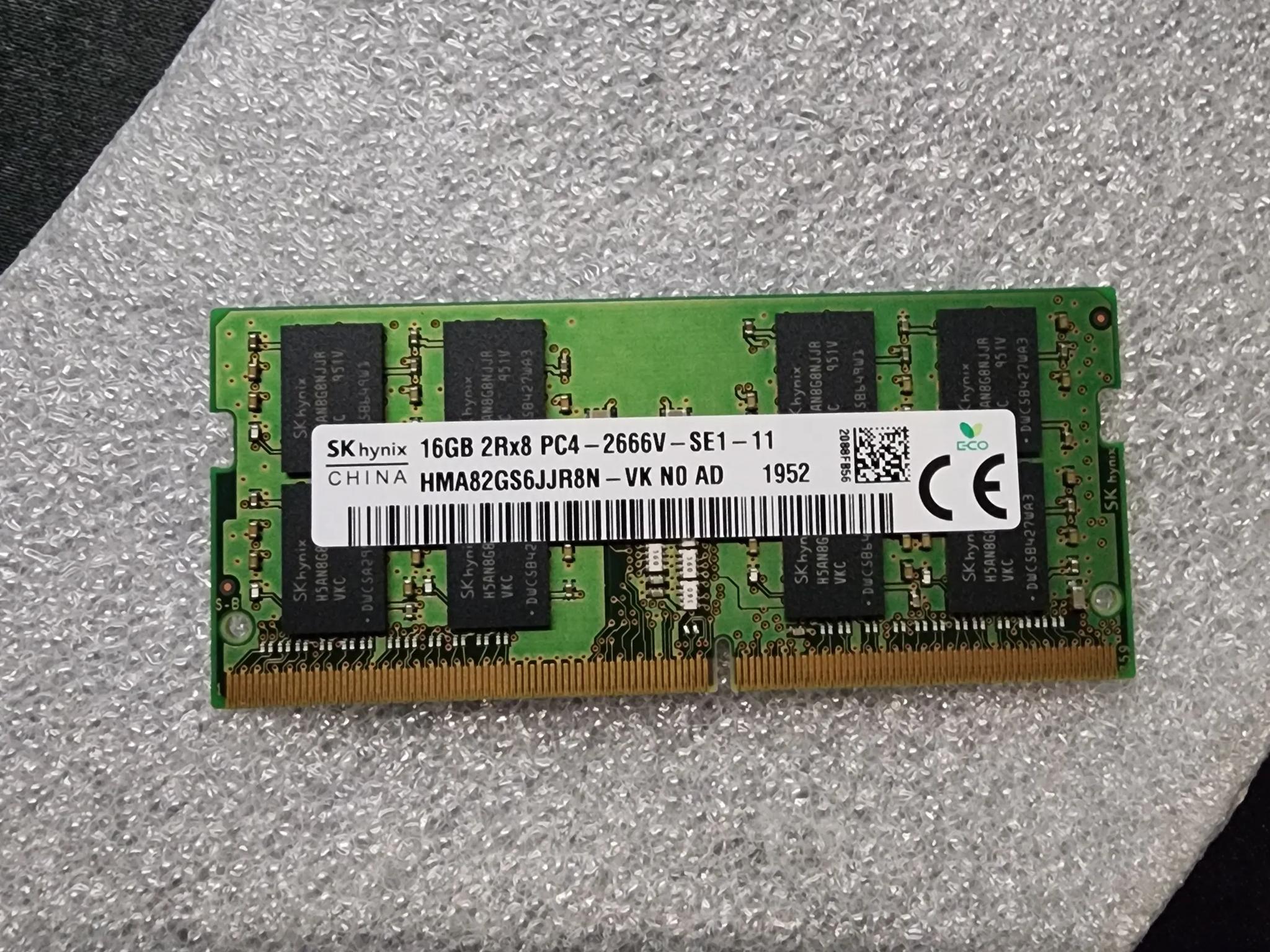 SK HYNIX 16GB 2Rx8 DDR4 SO-DIMM 2666MHZ