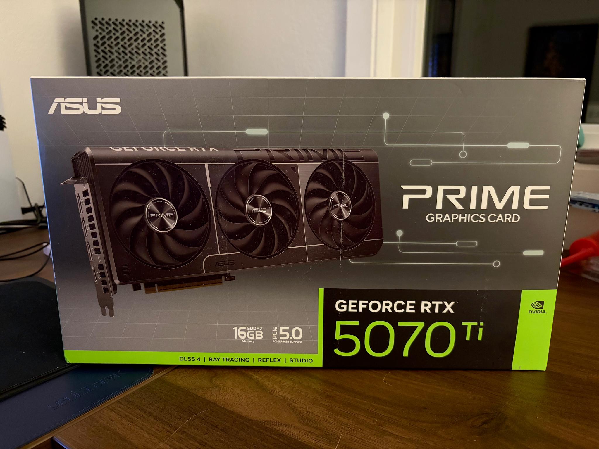 ASUS PRIME GeForce RTX 5070 Ti 16GB GDDR7