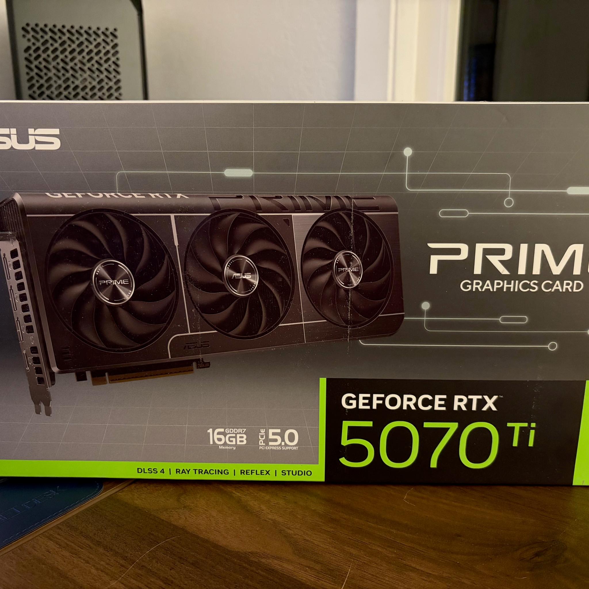 ASUS PRIME GeForce RTX 5070 Ti 16GB GDDR7