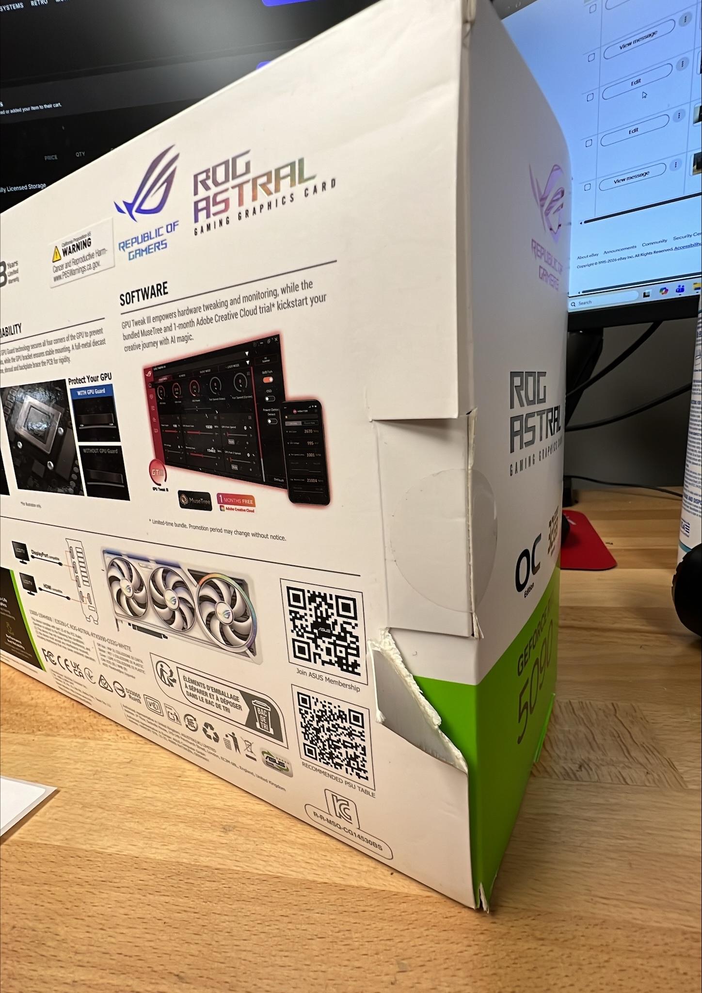 ASUS ROG Astral GeForce RTX 5090 32GB GDDR7 OC White Edition