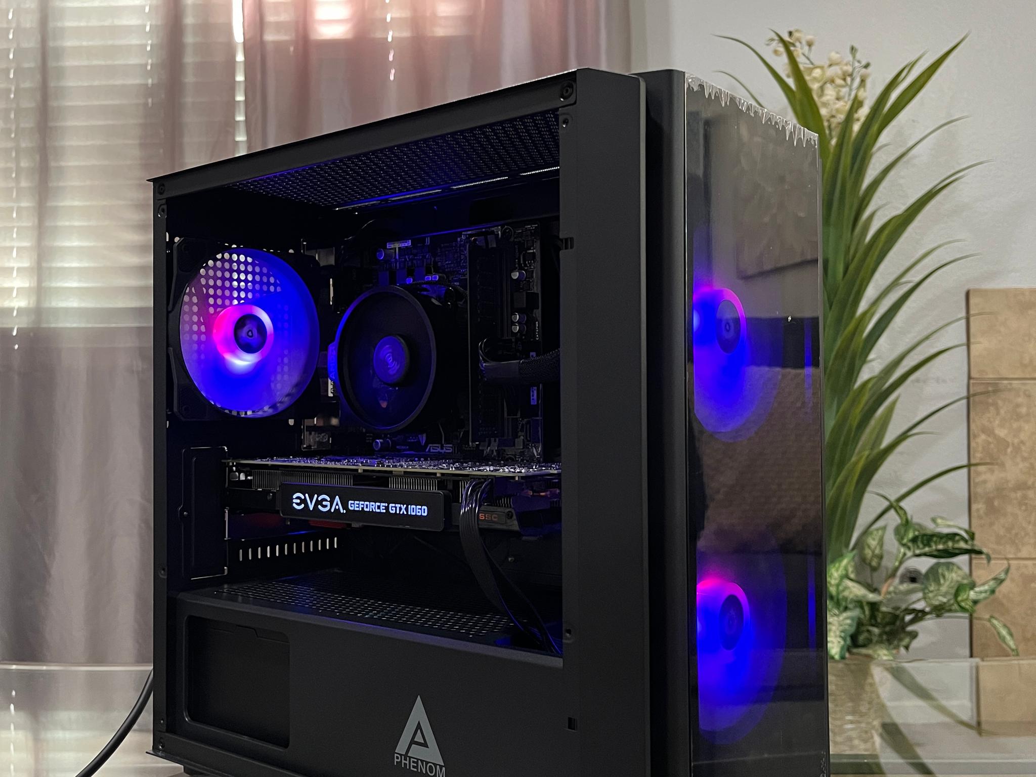 GTX 1060 6GB, Ryzen 7 1700, 8GB RAM | Black RGB Gaming Computer/Pc