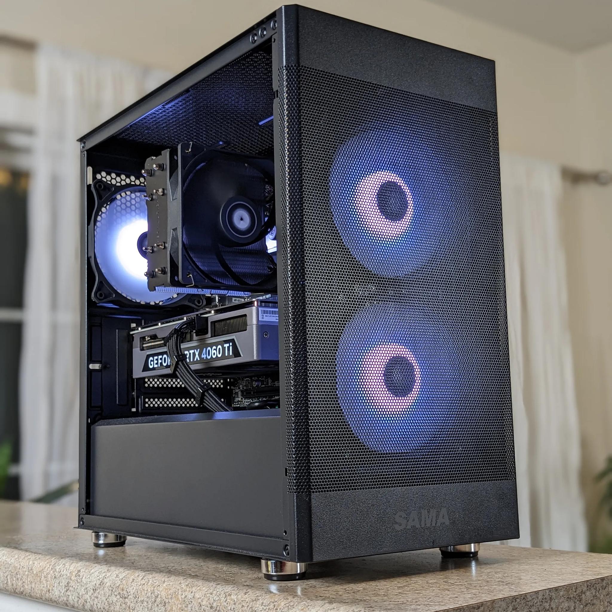 Mid Range Ryzen RGB Gaming PC - Ryzen 5 5600G - RTX 4060 Ti