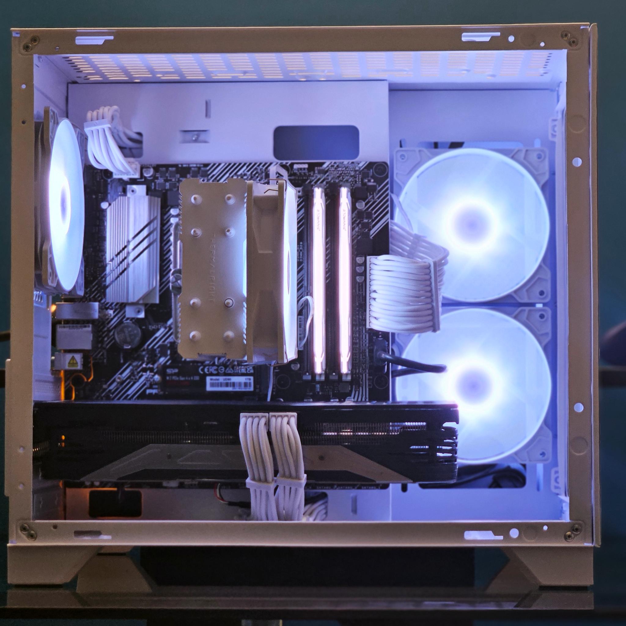 White 1440p Gaming PC |RTX 3070|Ryzen 5