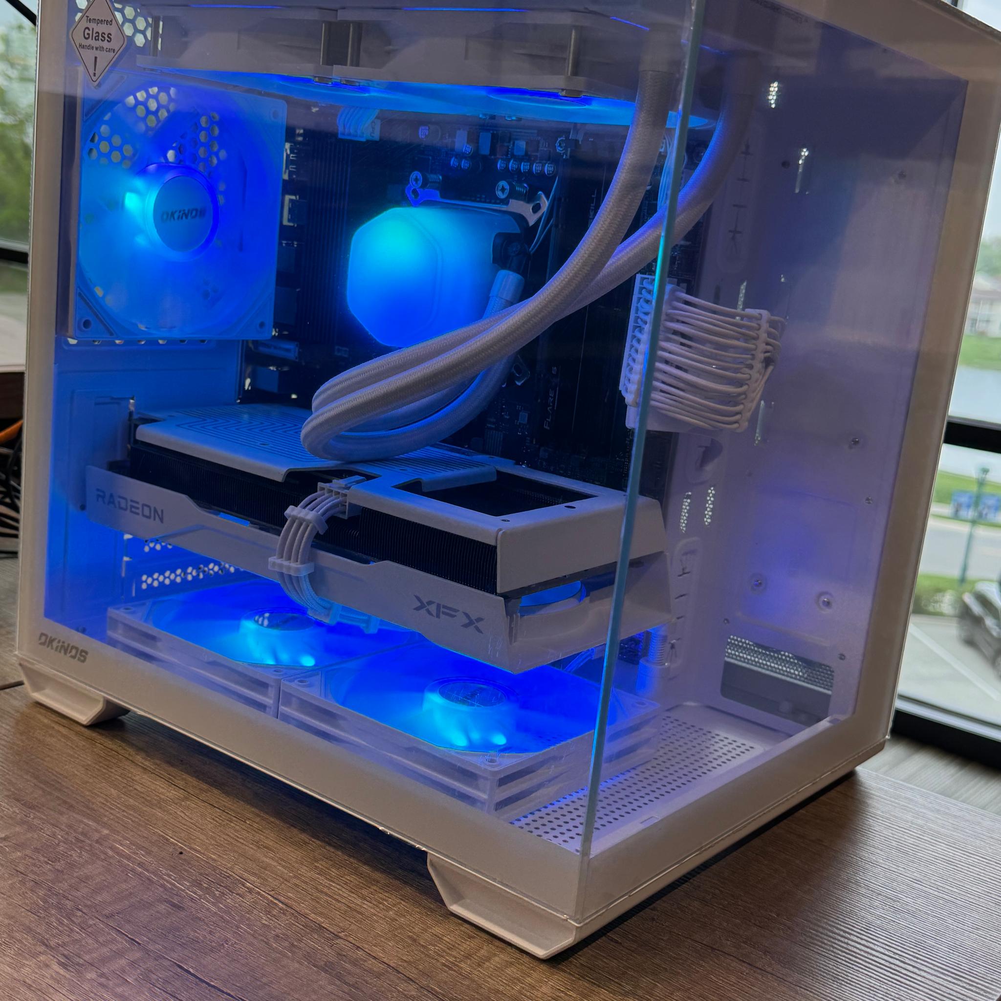 'ALL NEW PARTS' AM5 PC with AMD RYZEN 5 7500X3D & RX 9060XT 8GB