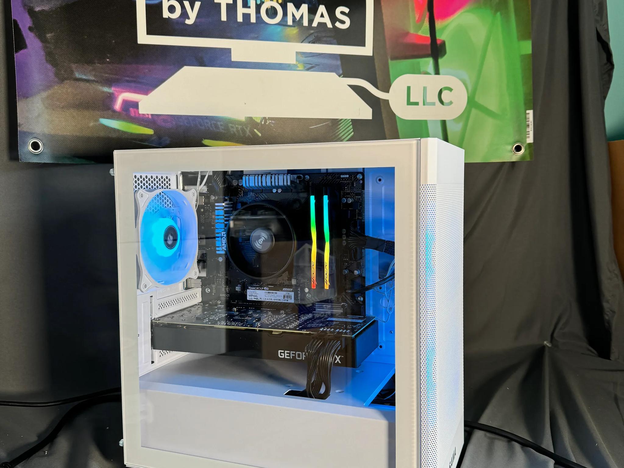 RTX 3070 Ryzen 5500 White Gaming PC