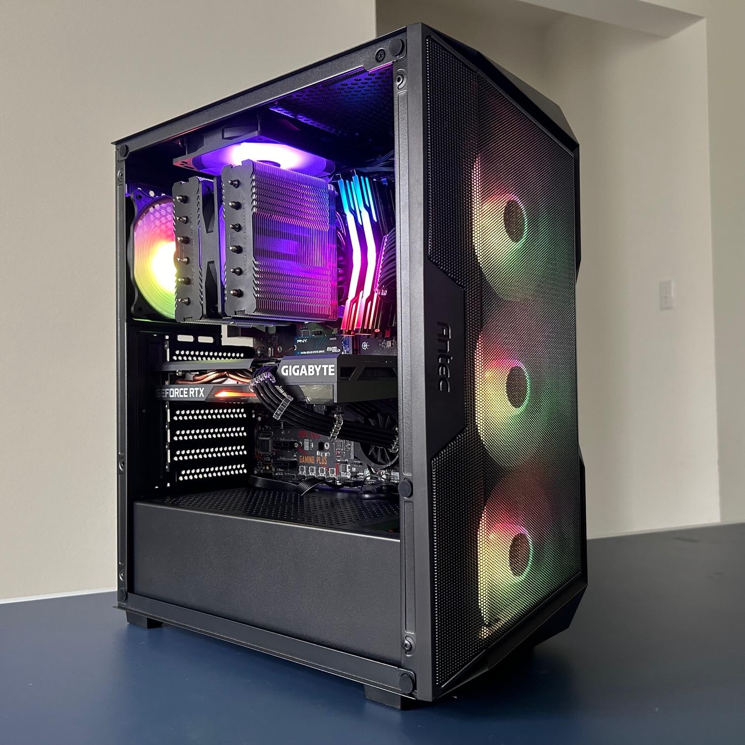 🎁Ultra Performance! RTX 3060 Ti | Ryzen 7 3700X | 1TB SSD | 16GB RAM | High End Gaming/Streaming PC!