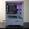 White Gaming PC | Windows 11 Pro | RX480 | R3 3100 | 512GB SSD | 16 GB RAM | WiFi and BLE