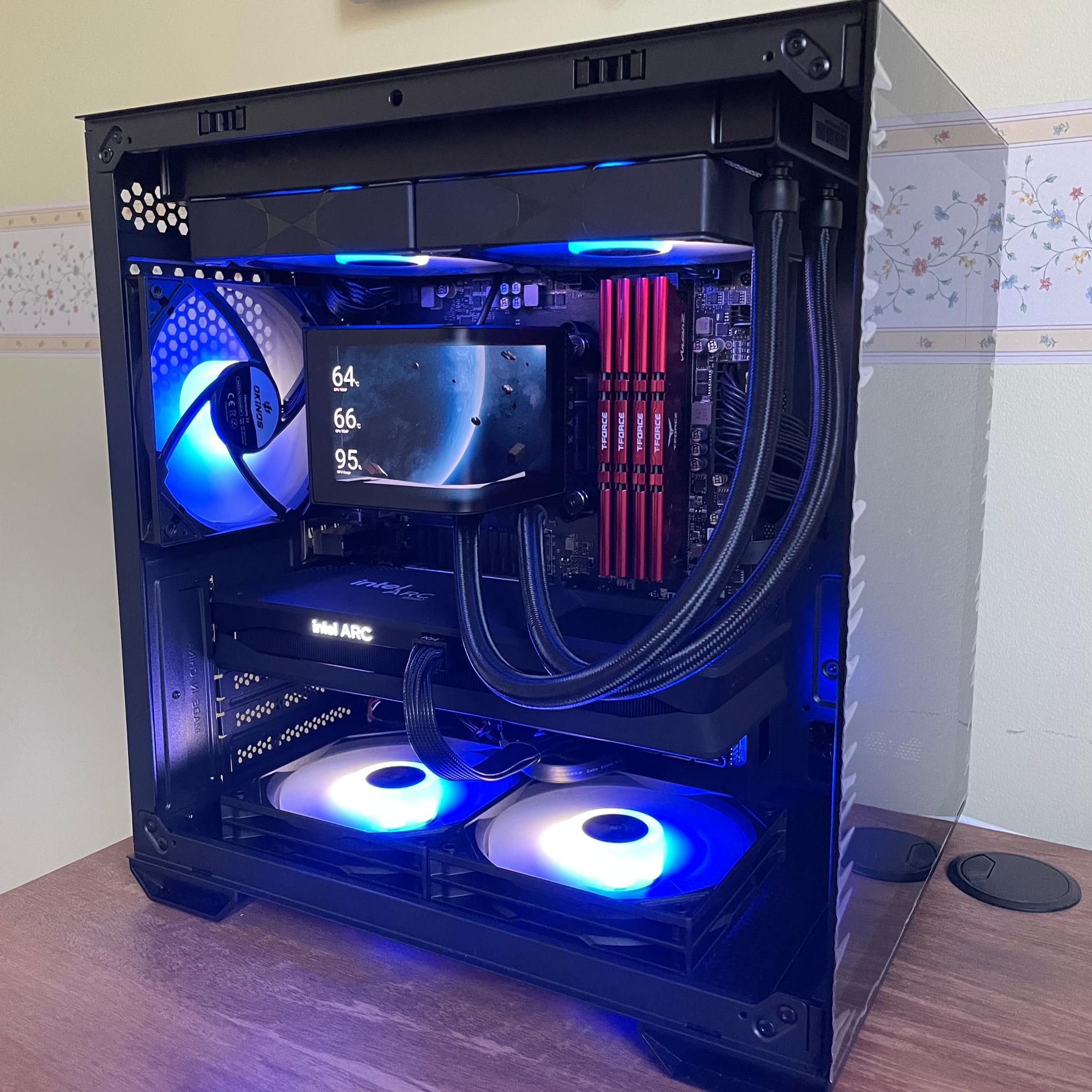 Custom Gaming PC | Ryzen 7 5800xt | and Arc B580 | 32GB DDR4 3600 CL 18