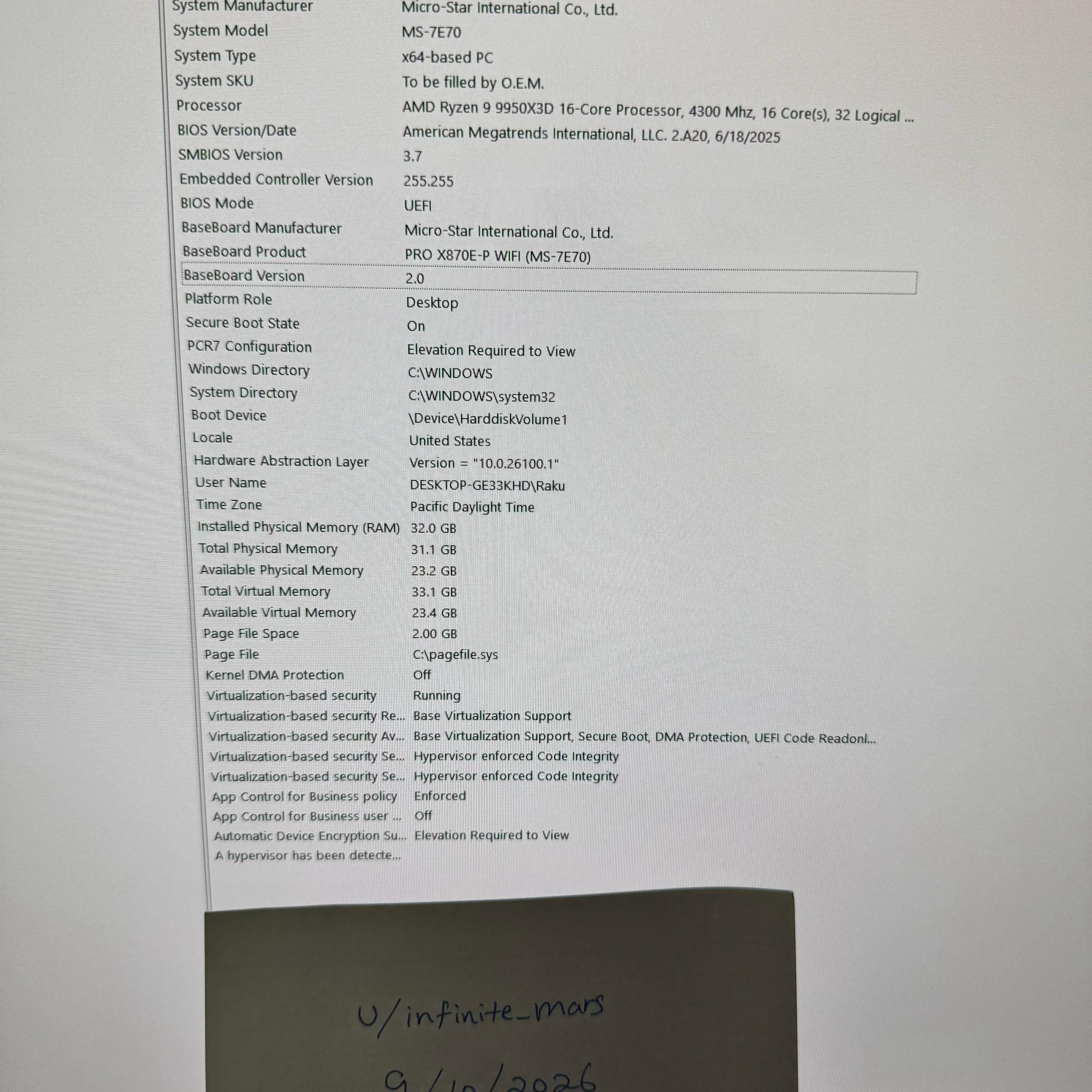 GeForce RTX 5070 Ti Custom Gaming PC - Ryzen 9 9950X3D, 4TB NVMe SSD