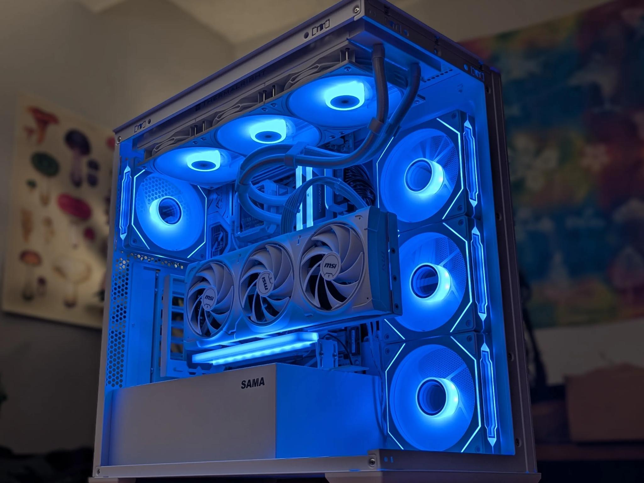 🐺 Wulfric | 5080 | 9800X3D | Whiteout Gaming Beast | 32GB DDR5 | 2TB +1 TB NVMe