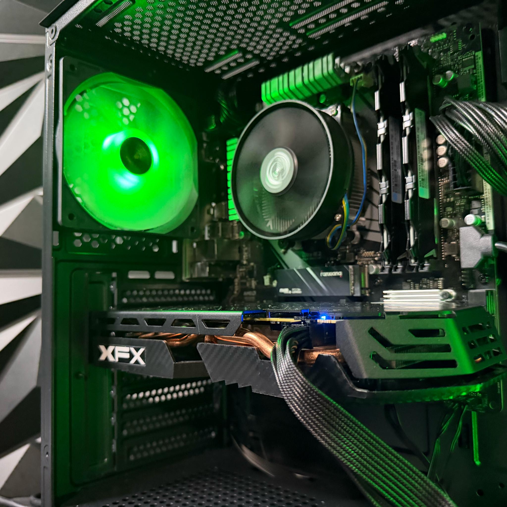 💅🔥 THE BUDGET BADDIE 🔥💅 Ryzen 5 2600| RX 580 8GB 16 GB DDR4| 512GB NVMe|650W PSU
