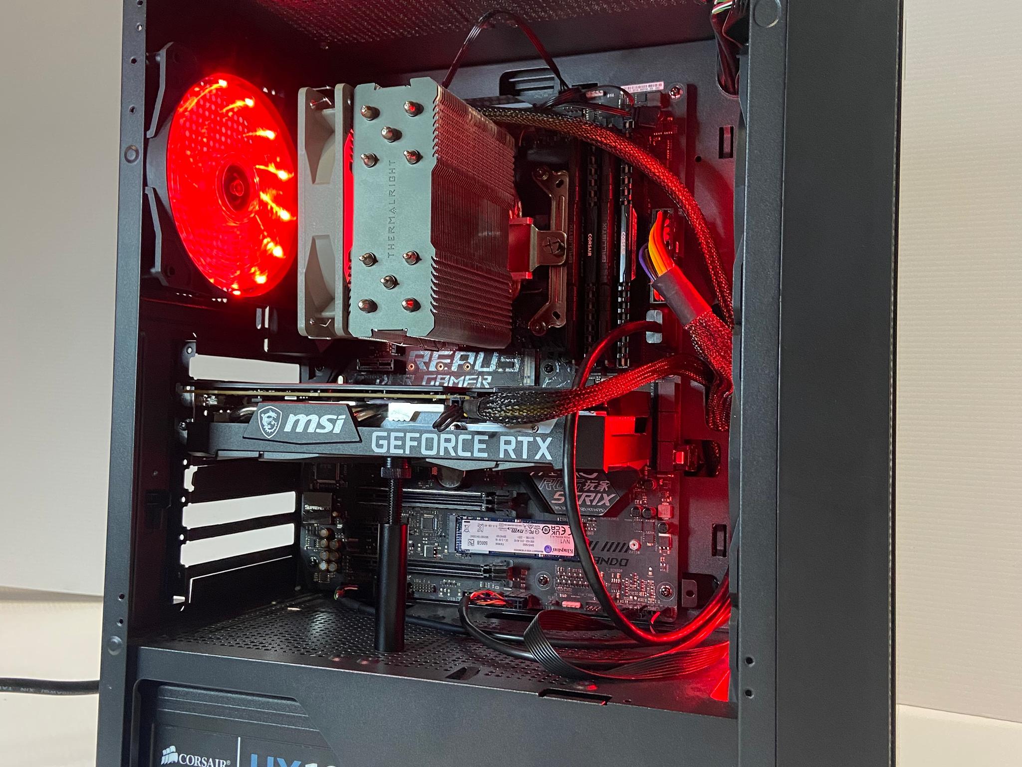 !USED! Ryzen 5 3600 | RTX 3060 | Red RGB