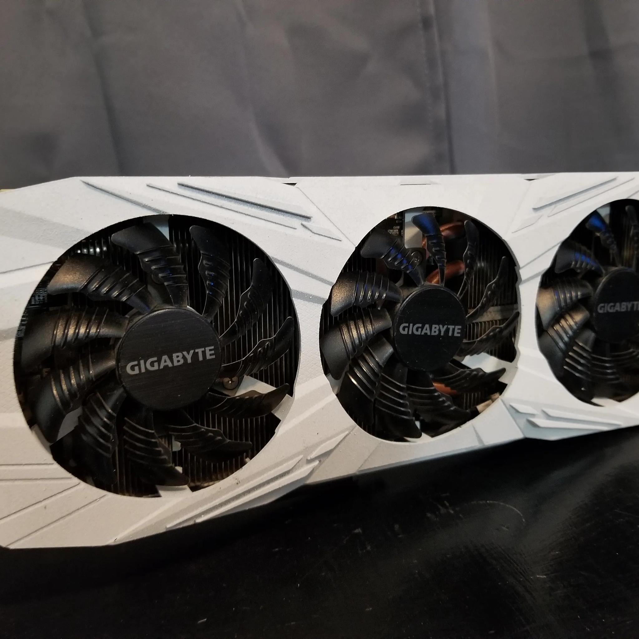 gtx 1080ti 11gb. custom painted white.